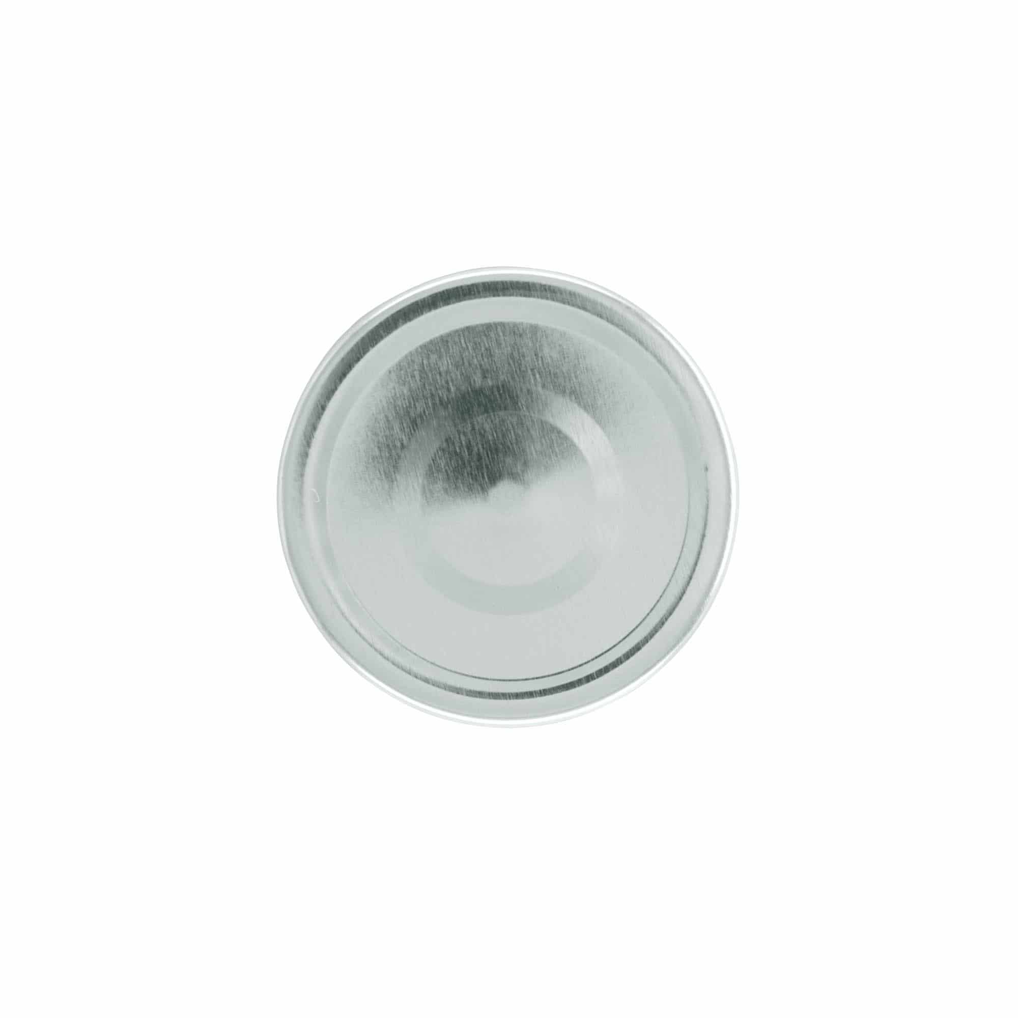 Diep-geschroefd sluiting, blik, zilver, voor opening: Deep-TO 70