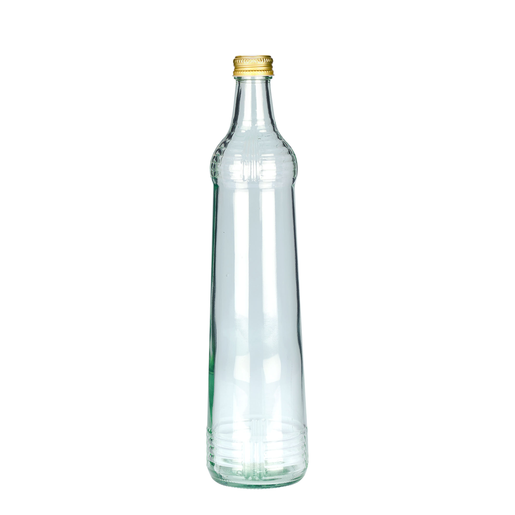 700 ml glazen fles wodka Zwiebelturm, mondstuk: PP 28