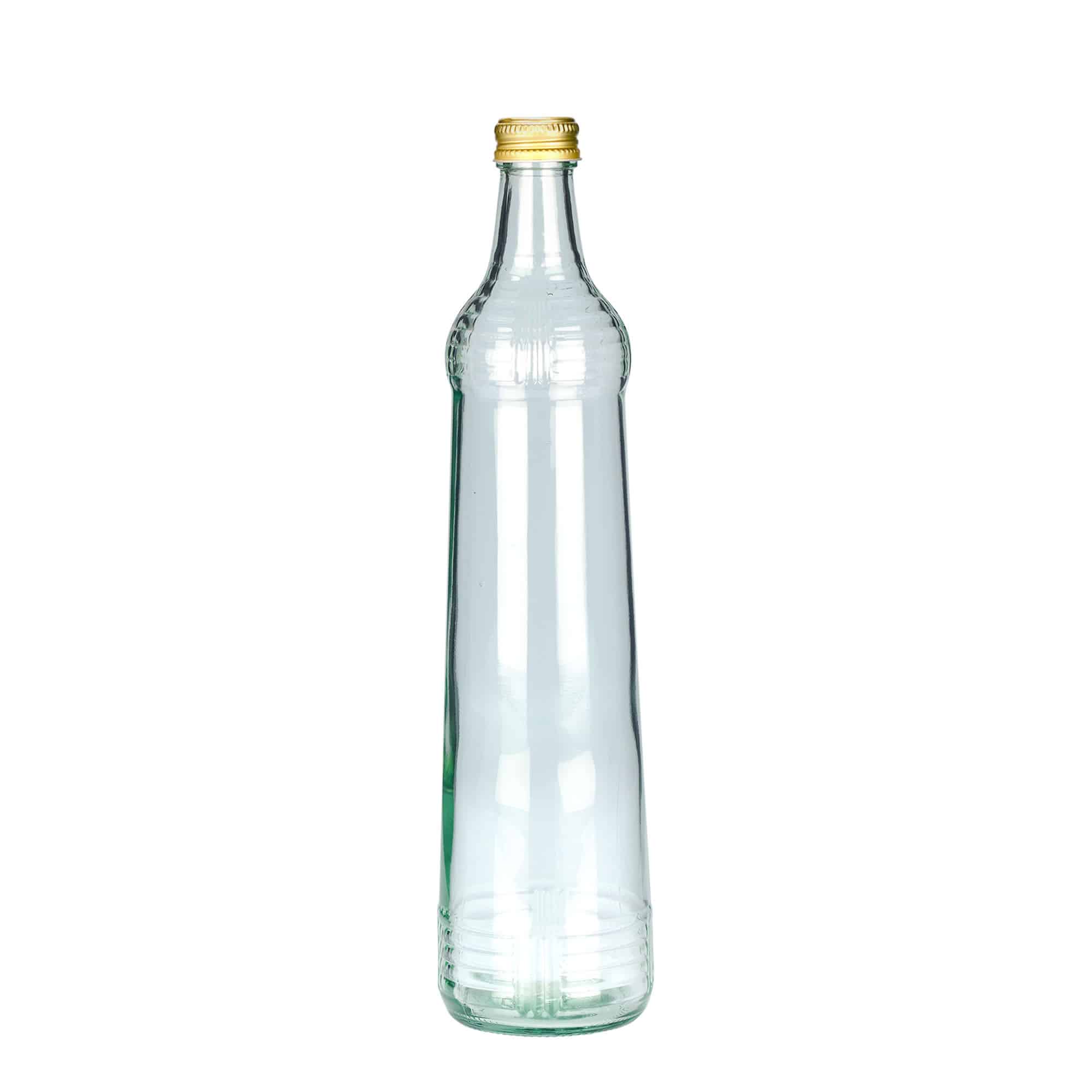 700 ml glazen fles wodka Zwiebelturm, mondstuk: PP 28