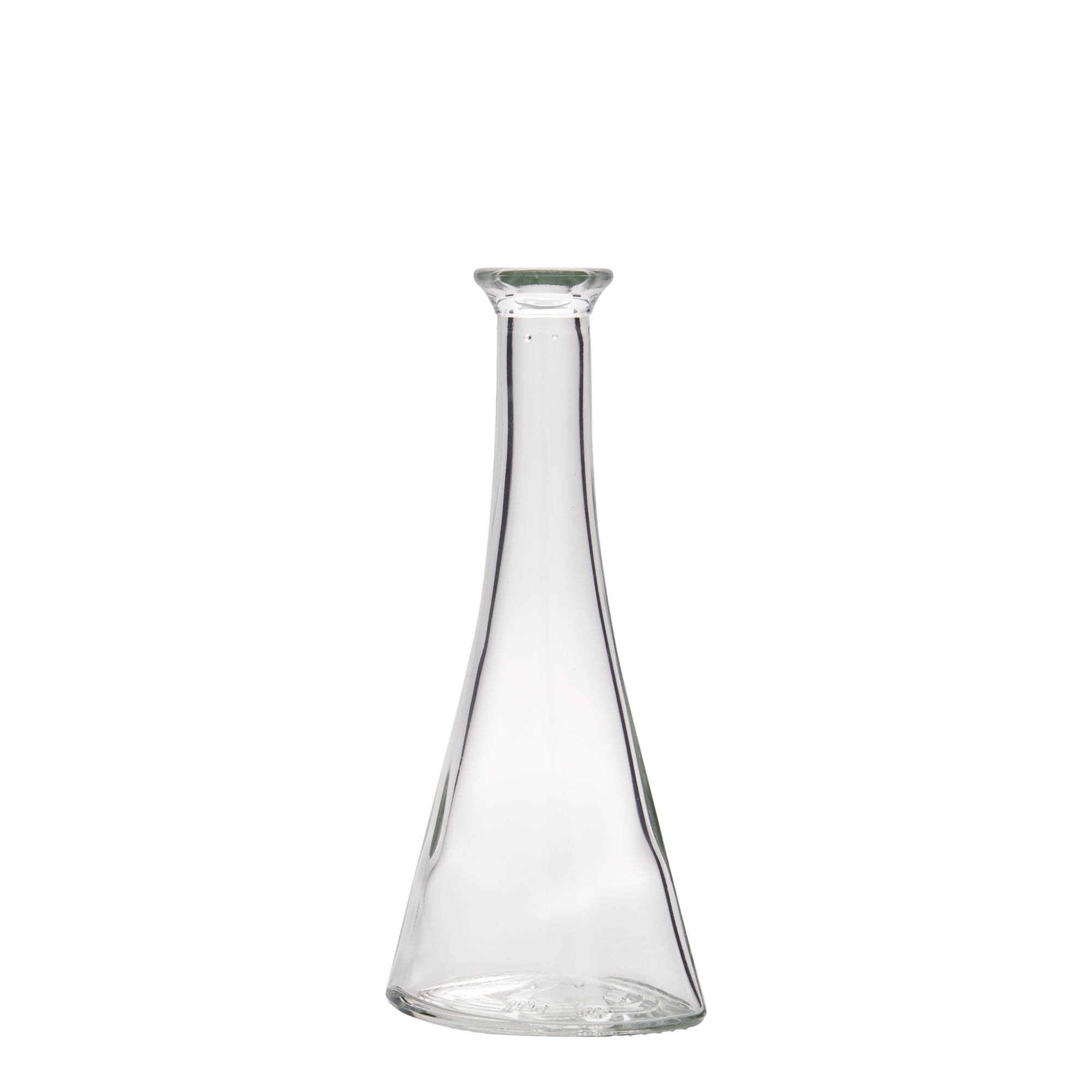 100 ml glazen fles 'Veronica', halfrond, opening: kurk