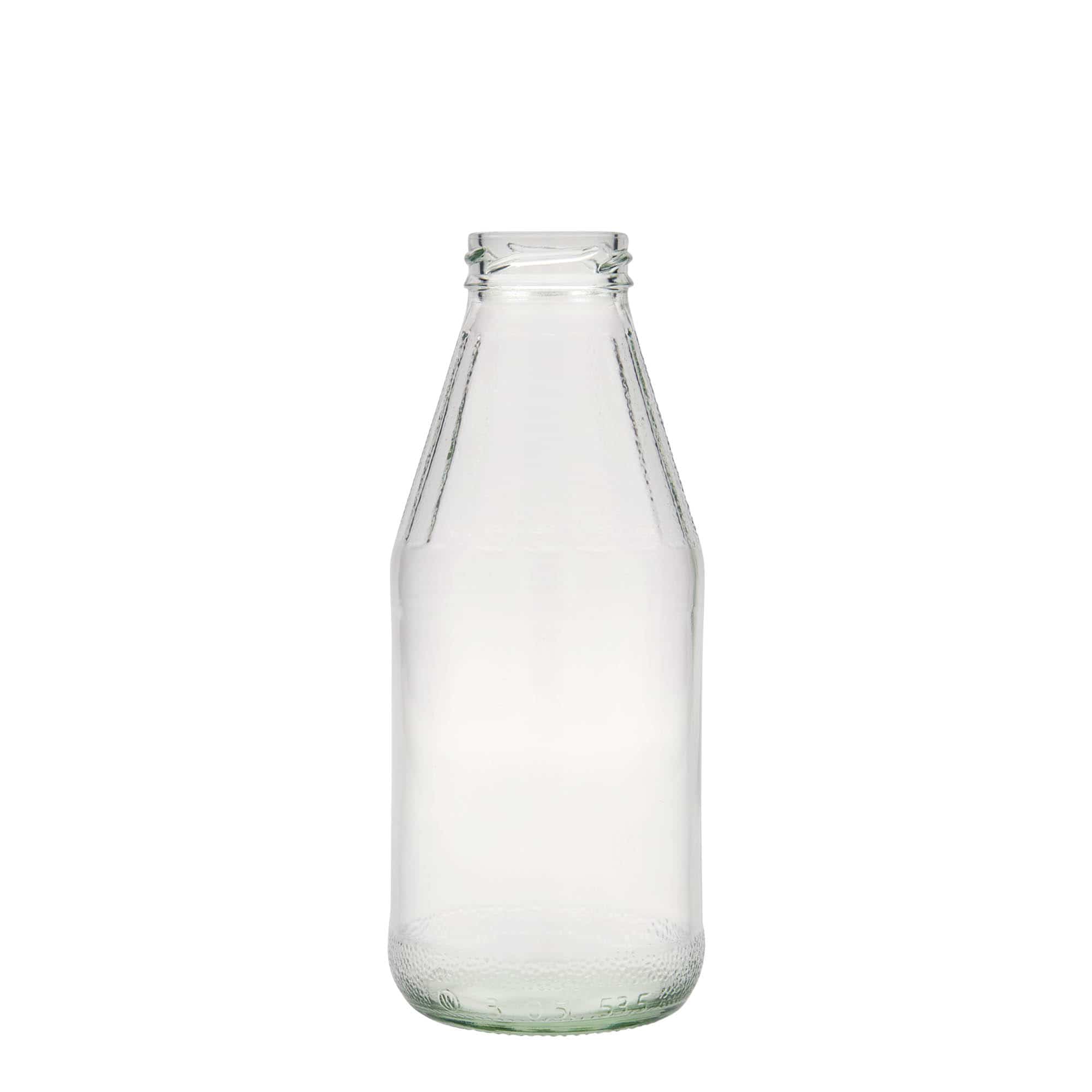 500 ml brede hals universele fles, glas, opening: Twist-Off (TO 43)