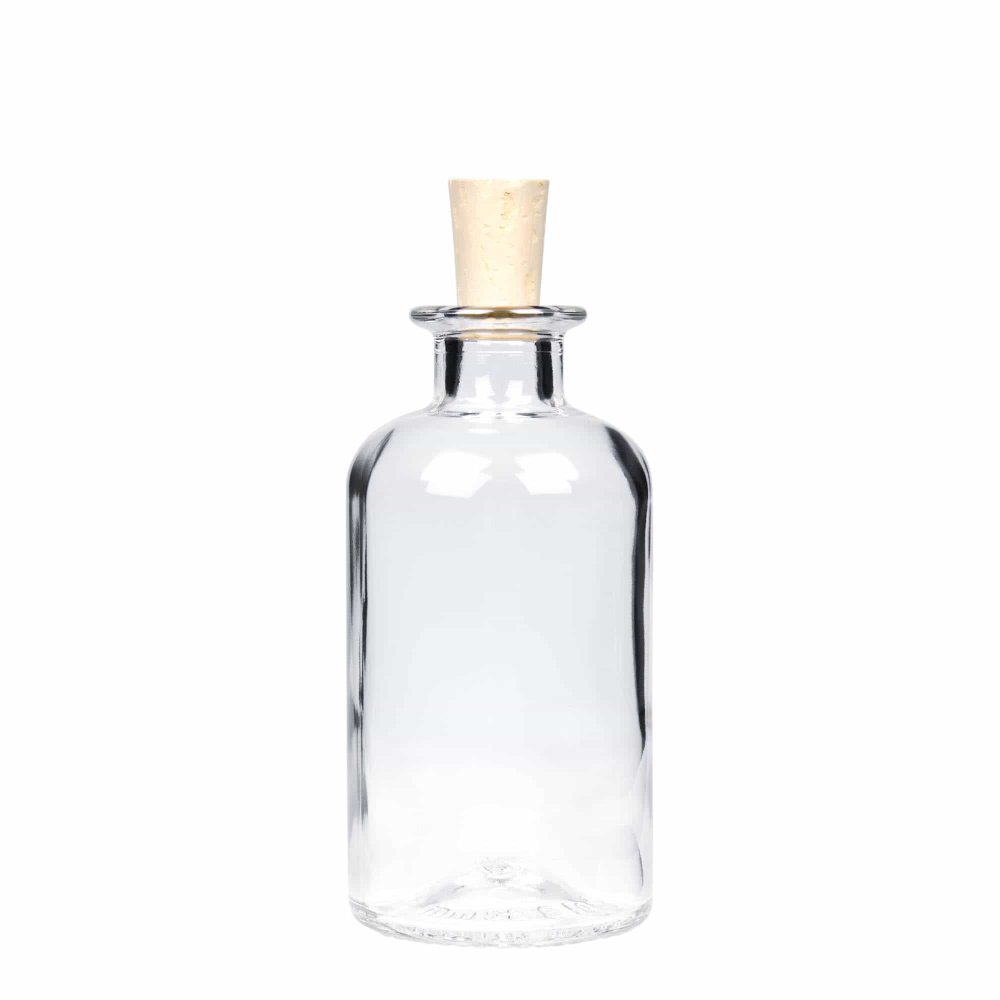 250 ml glazen apothekersfles, opening: kurk