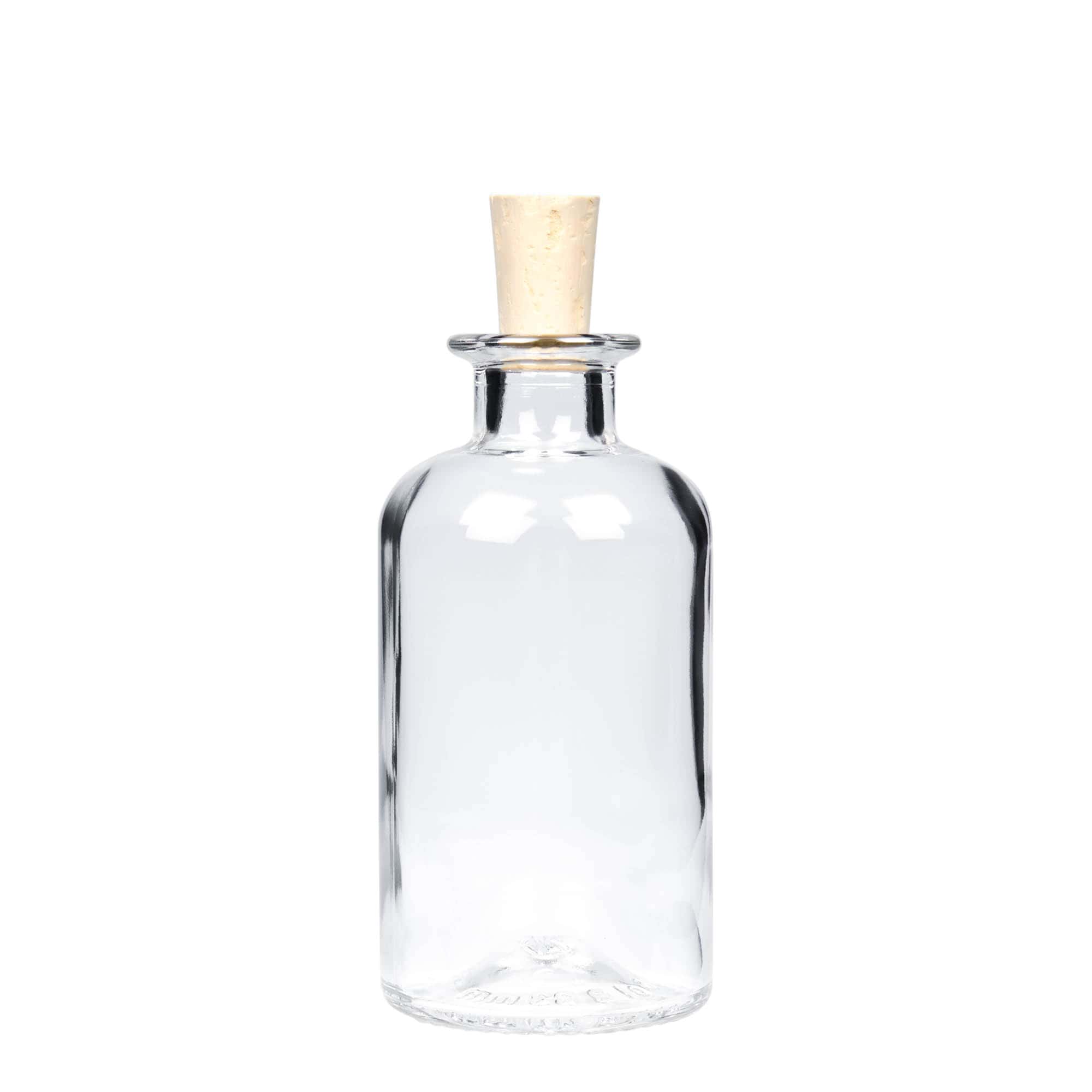 250 ml glazen apothekersfles, opening: kurk