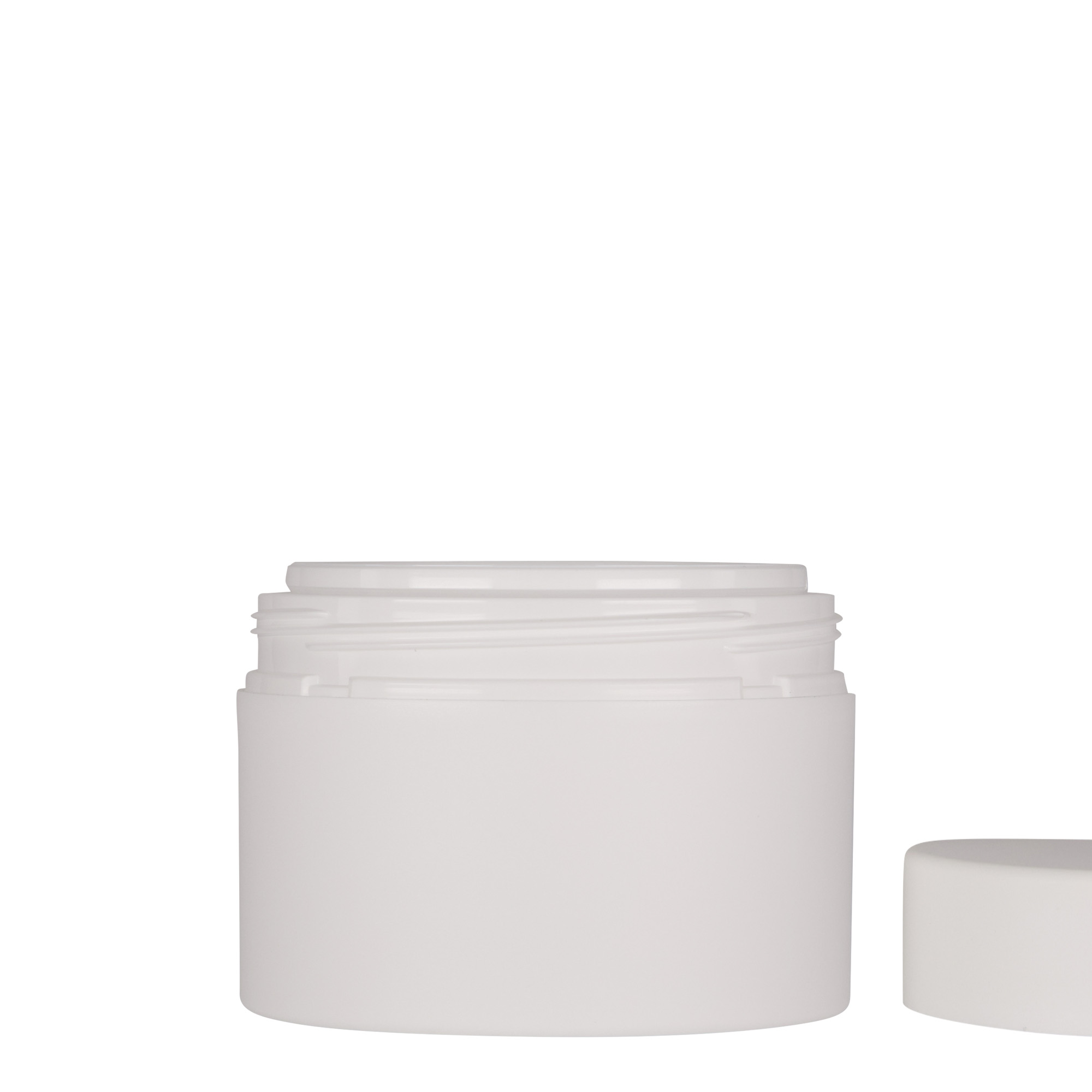 250 ml kunststofbus 'Antonella', PP, wit, opening: schroefdop