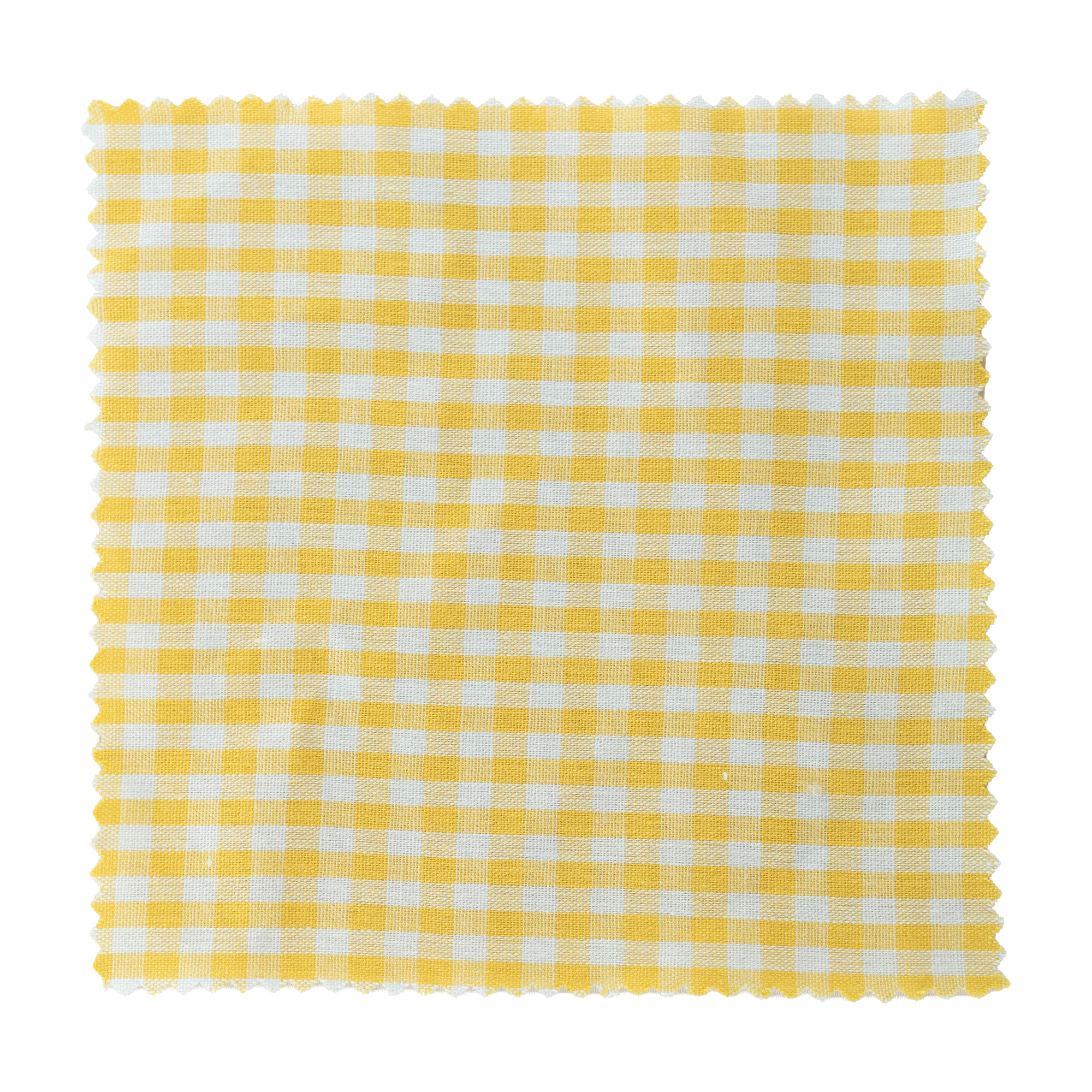 Geruit stoffen doekje 15x15, vierkant, textiel, geel, opening: TO58-TO82