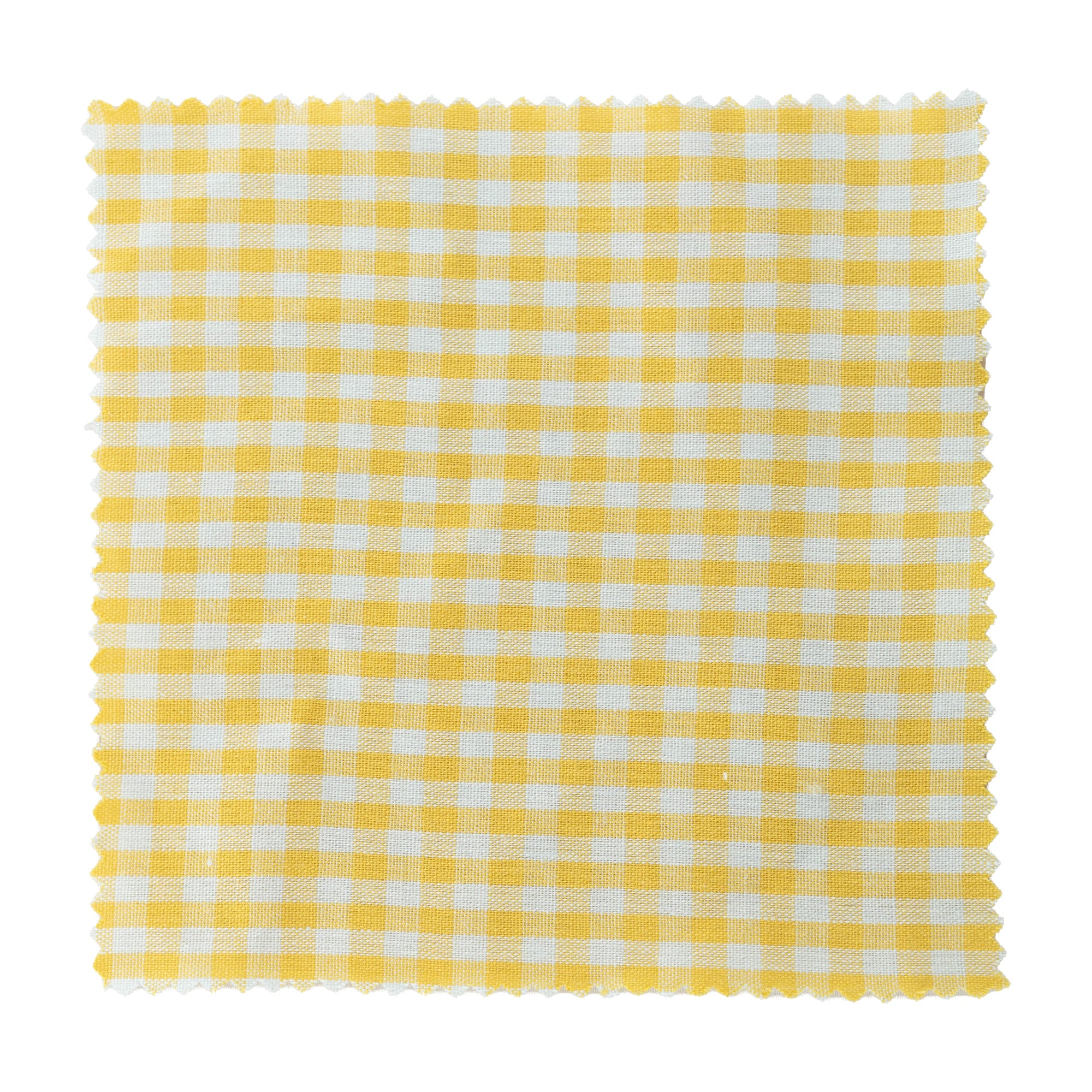 Geruit stoffen doekje 15x15, vierkant, textiel, geel, opening: TO58-TO82