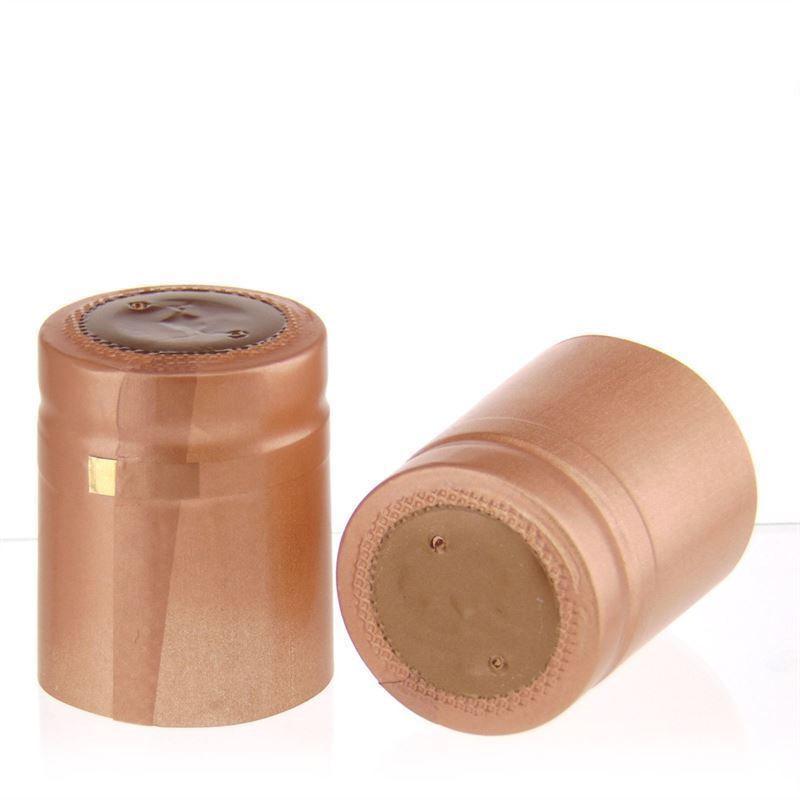 Krimpcapsule 32x41, pvc-kunststof, terracotta