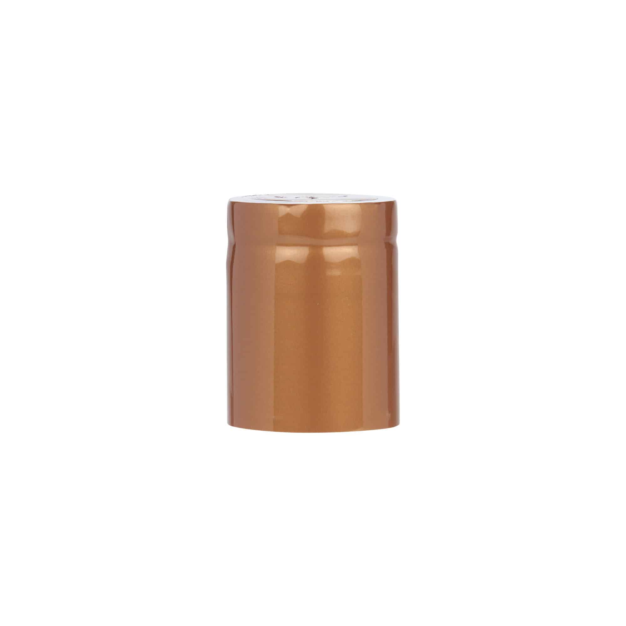 Krimpcapsule 32x41, pvc-kunststof, brons Krimpcapsule 32x41, pvc-kunststof, brons