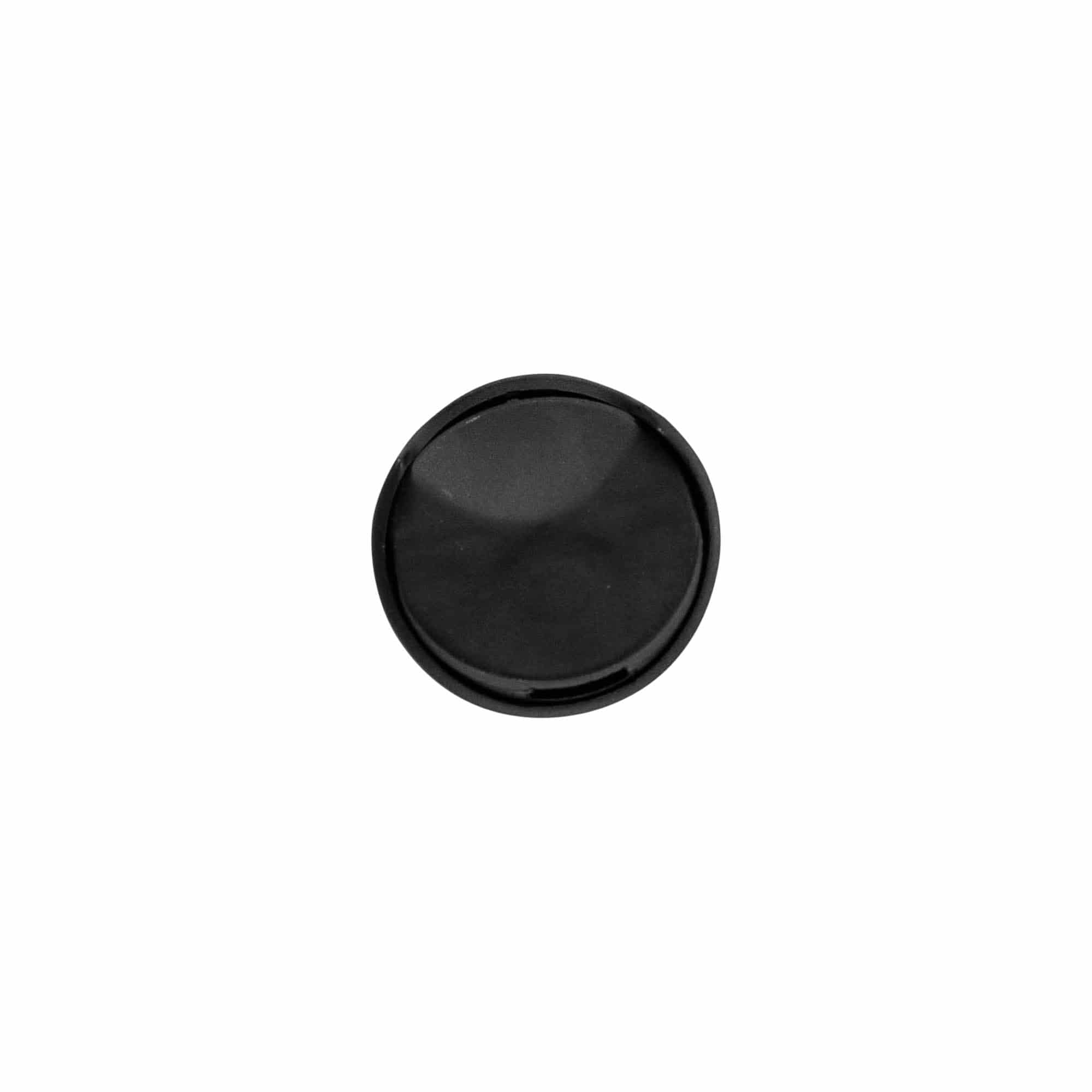 Schroefdop Disc Top, PP-kunststof, zwart, voor opening: 24/410