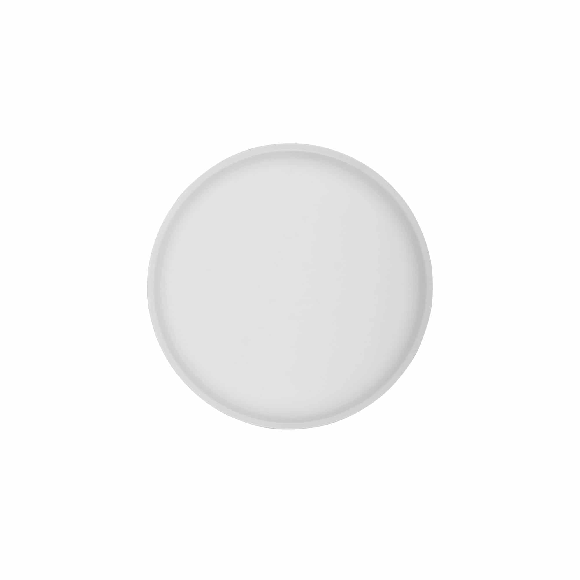 Schroefdop 'Clear/Platin Edition', PP-kunststof, wit, voor opening: 70/2P