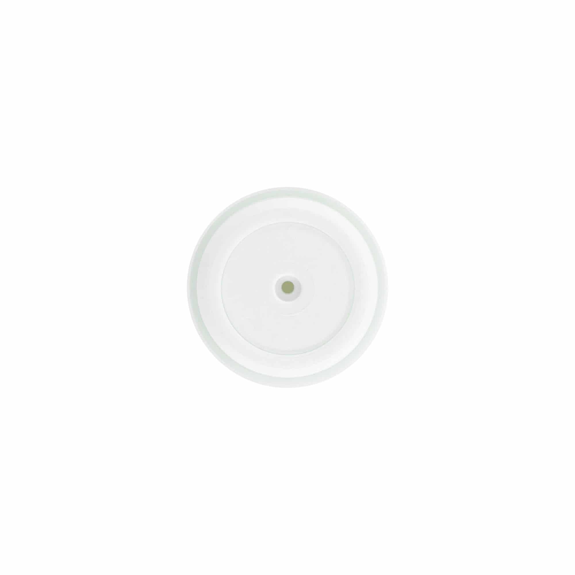 Airless Dispenser Pompkop 'Micro', PP-kunststof, zilver