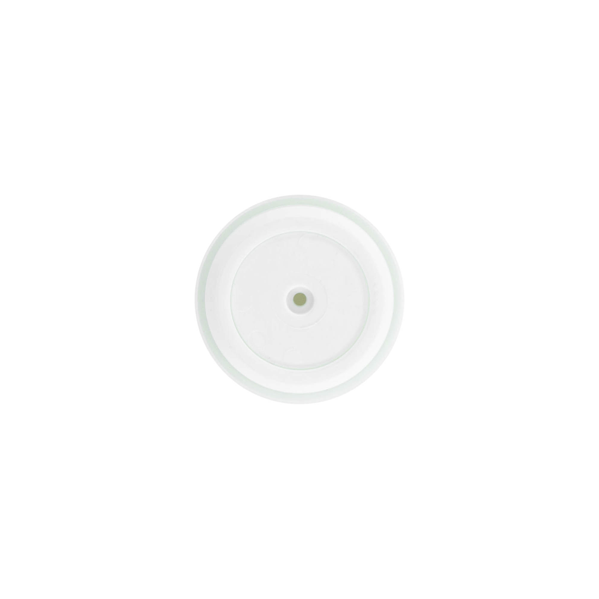 Airless Dispenser Pompkop 'Micro', PP-kunststof, zilver