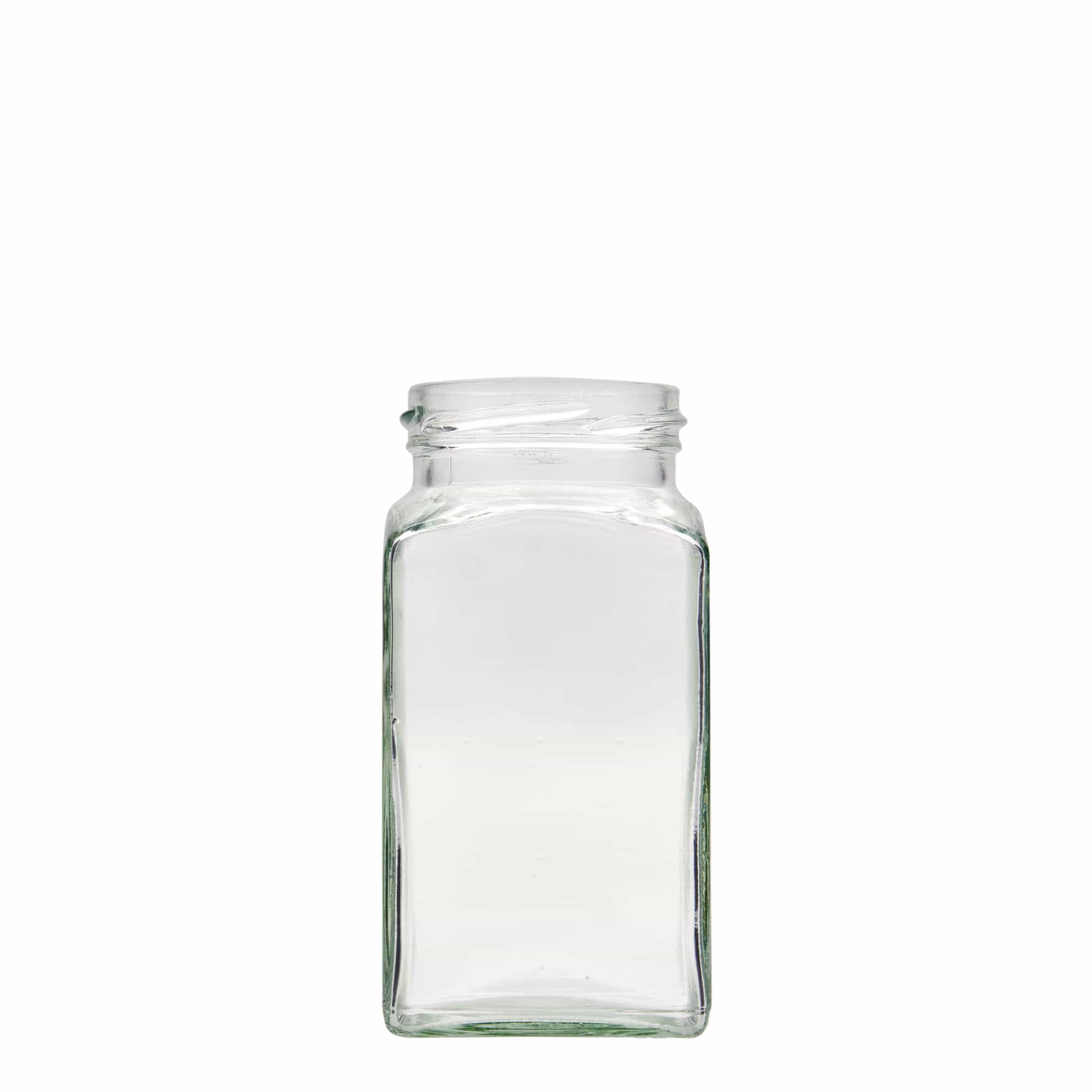 312 ml vierkantglas, opening: Twist-Off (TO 58)