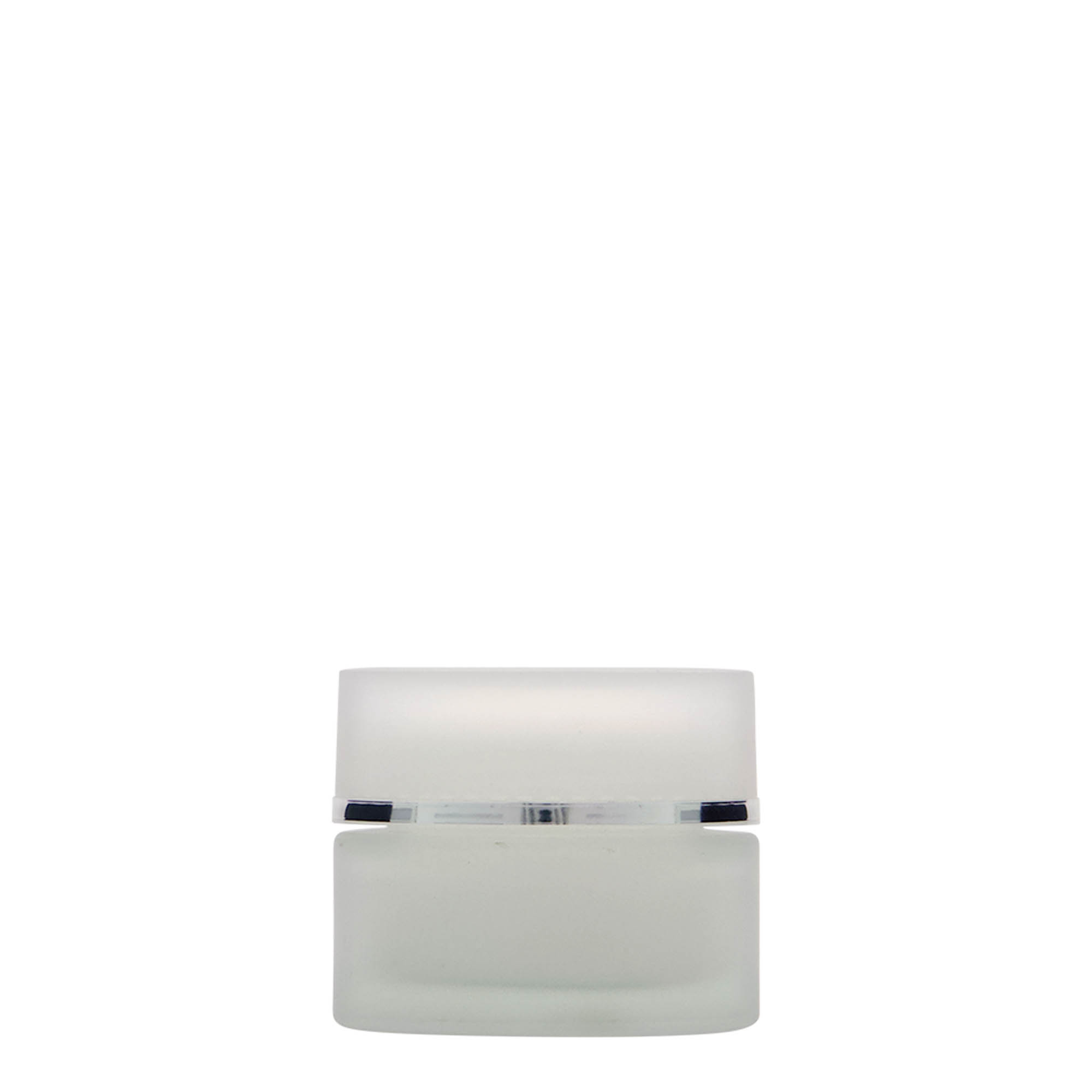 30 ml potje 'Platin Edition', glas, mat, opening: schroefdop