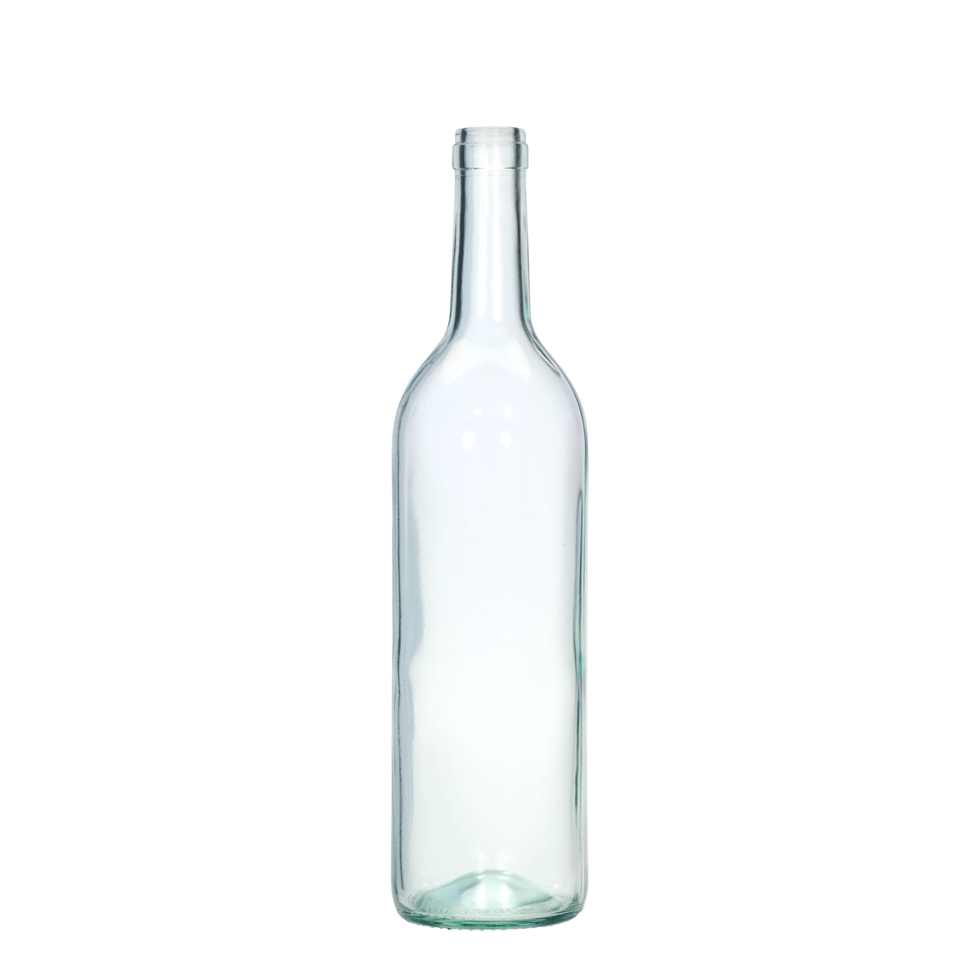 750 ml glazen fles 'Bordeaux Tradition', hals: kurk 750 ml glazen fles 'Bordeaux Tradition', hals: kurk