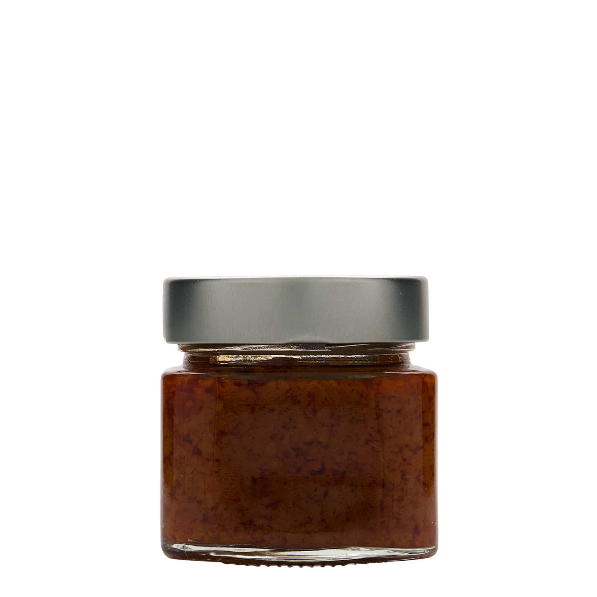 212 ml Vierkantglas 'Kimba', opening: Extra-Deep-Twist-Off (EDTO 70)