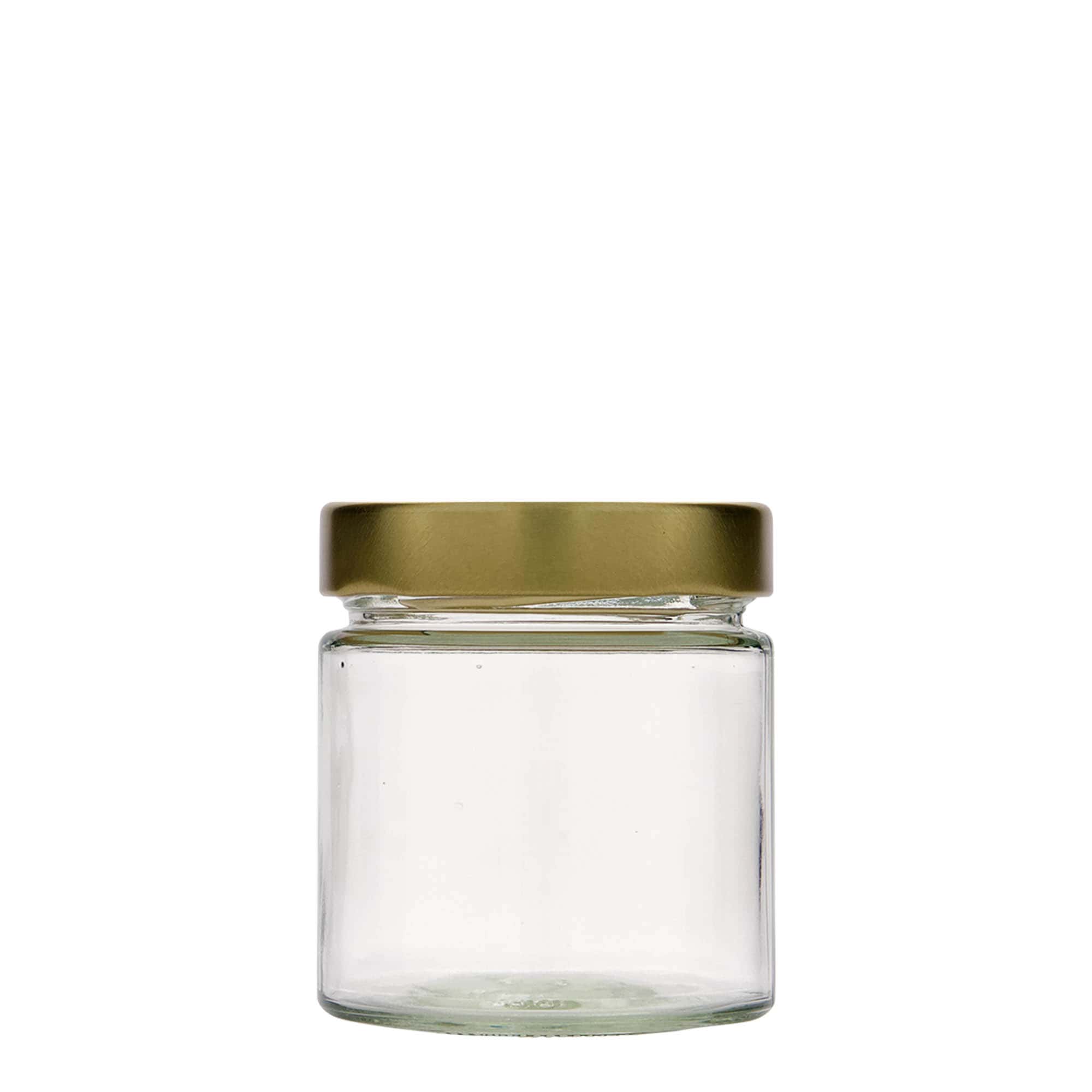 220 ml ronde glazen pot 'Aurora', opening: Deep-Twist-Off (DTO 66)