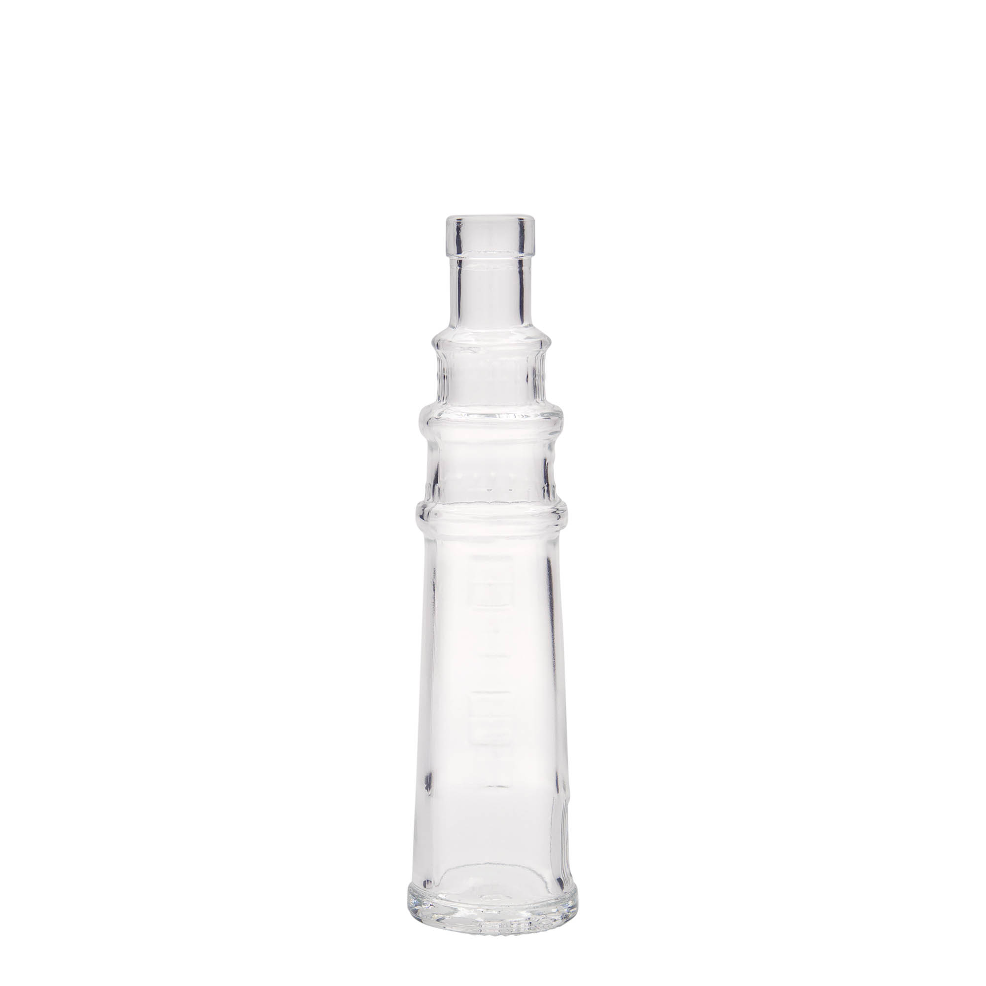 100 ml glazen fles 'Leuchtturm', opening: kurk 100 ml glazen fles 'Leuchtturm', opening: kurk