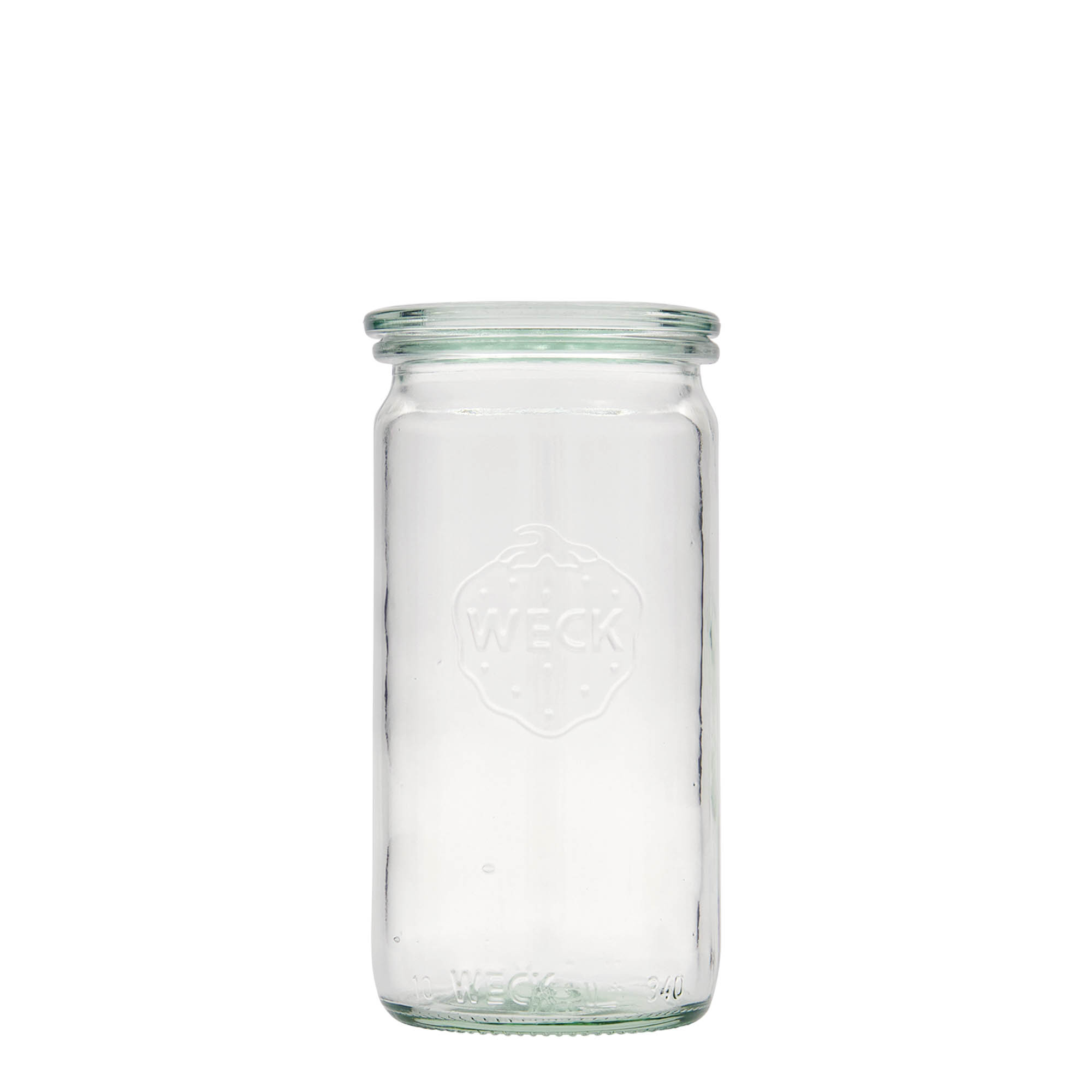 340 ml WECK-cilinderglas, opening: ronde rand 340 ml WECK-cilinderglas, opening: ronde rand