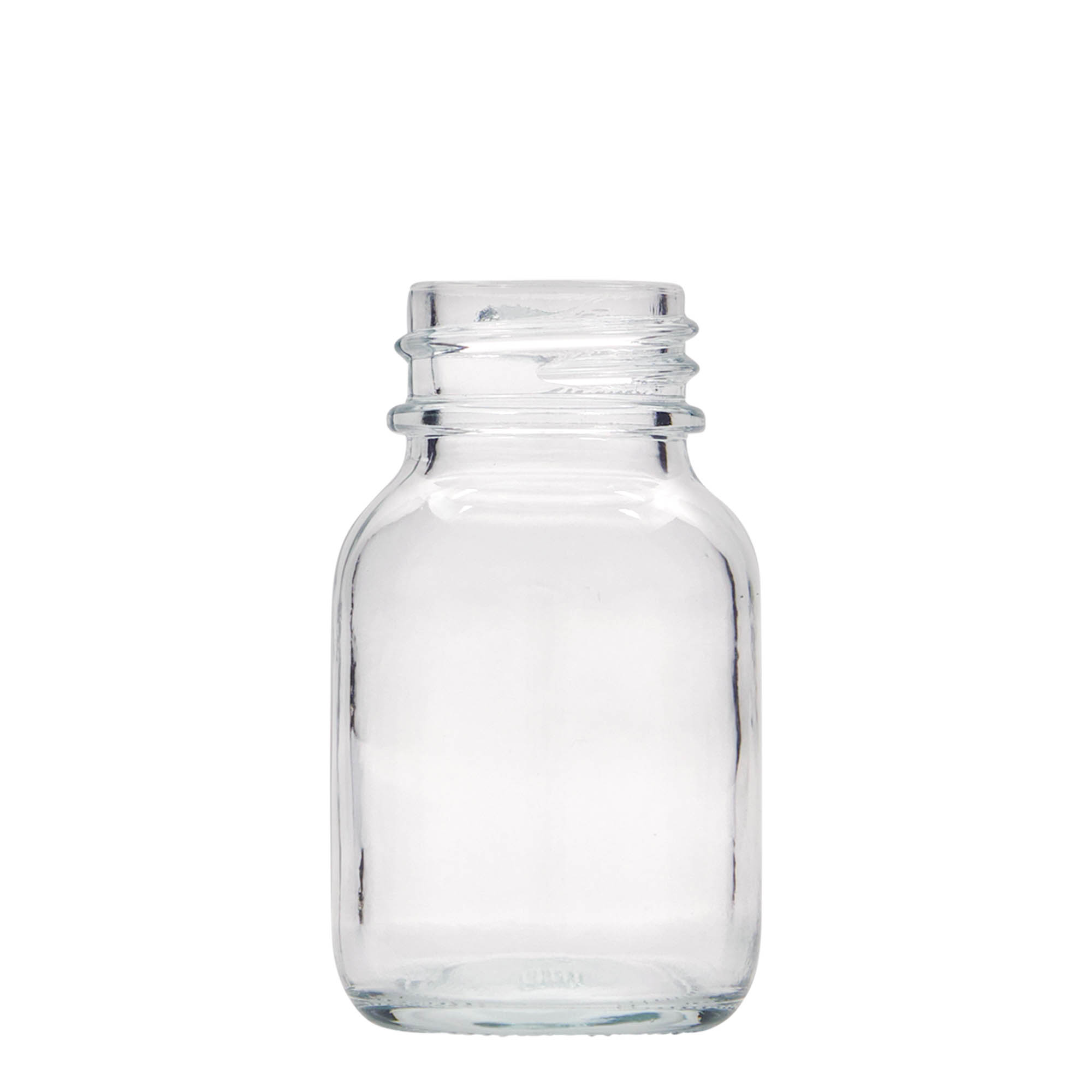 50 ml bredehalsfles, opening: DIN 32
