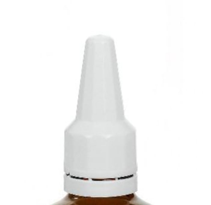 Schroefdop met applicator, PE-kunststof, wit, voor opening: DIN 18 Schroefdop met applicator, PE-kunststof, wit, voor opening: DIN 18