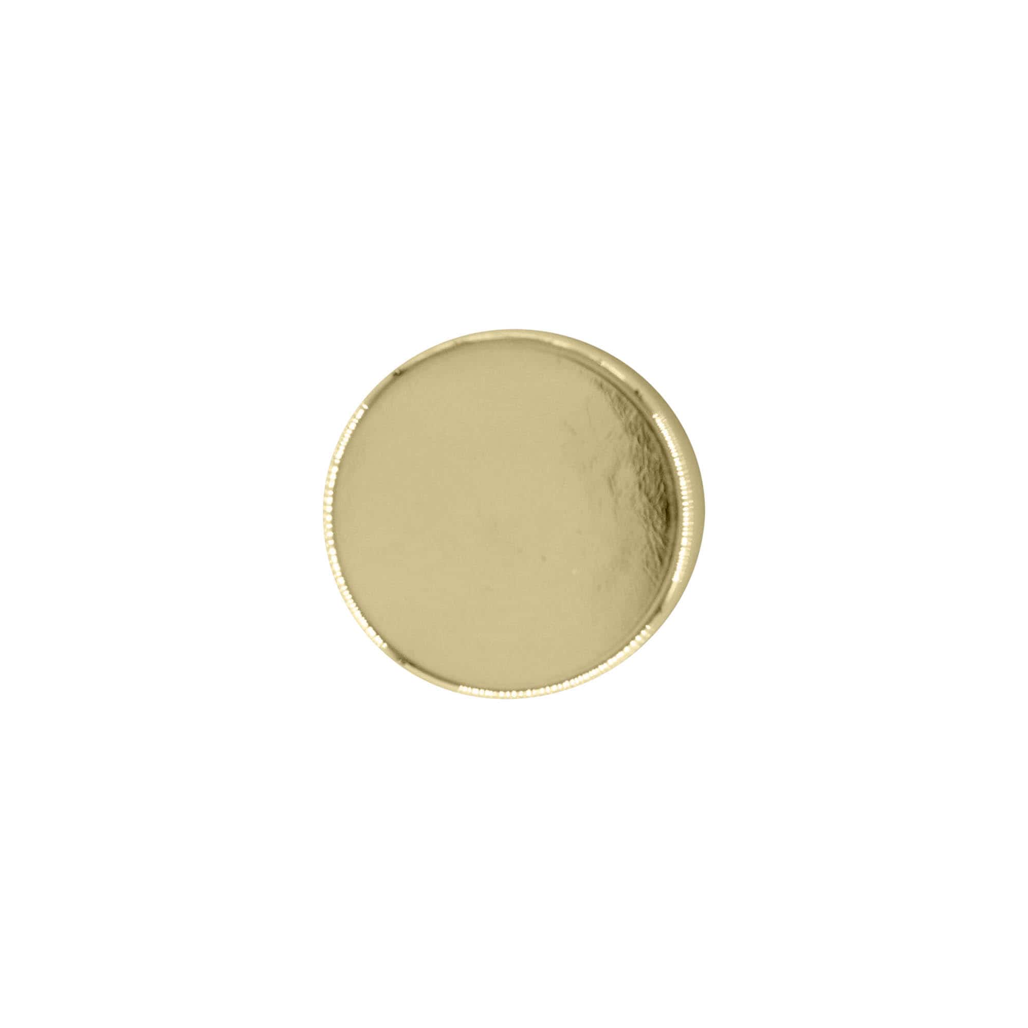 Schroefdop, ABS-kunststof, goud, voor mondstuk: GPI 28/400