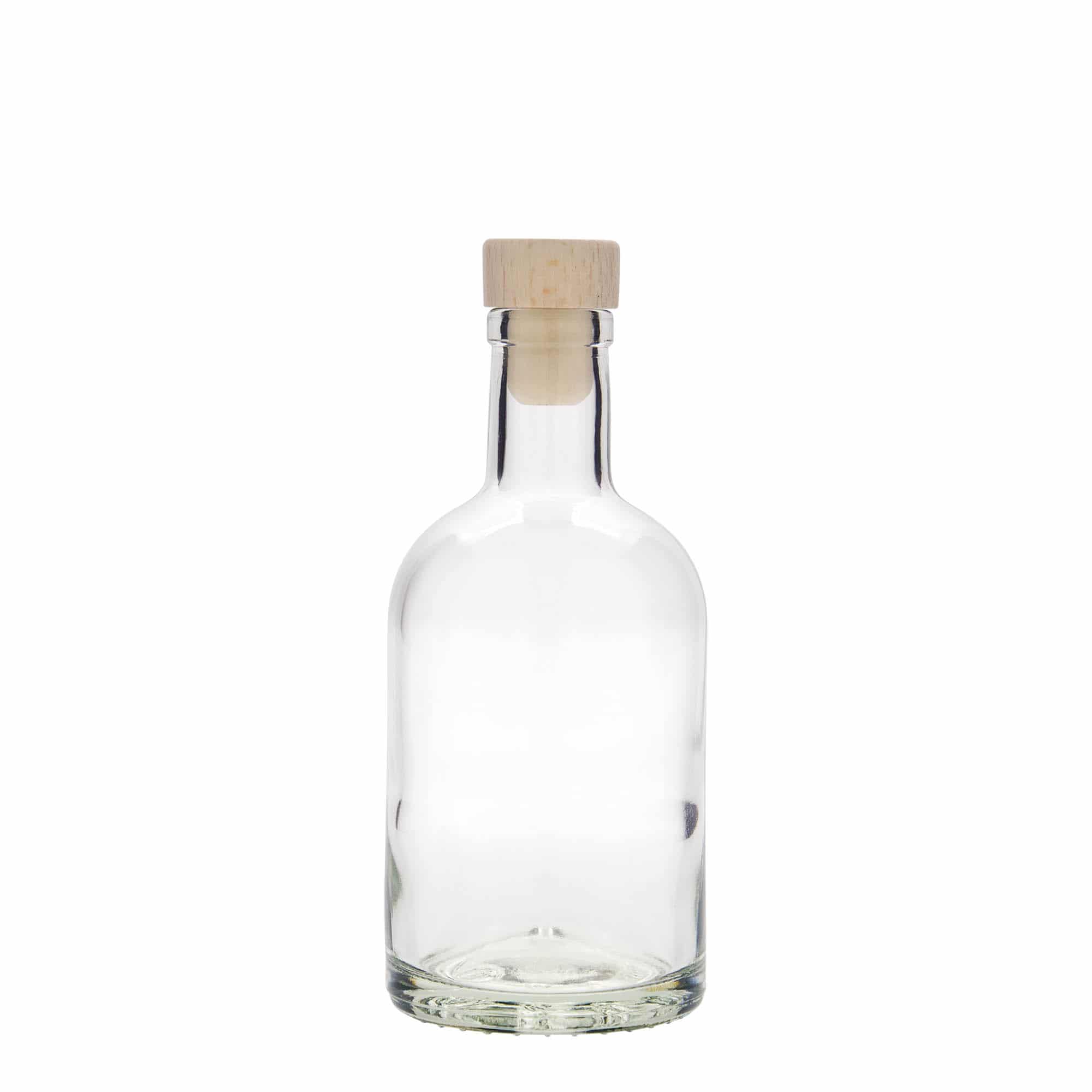 Glazen fles 'First Class', 250 ml, monding: kurk