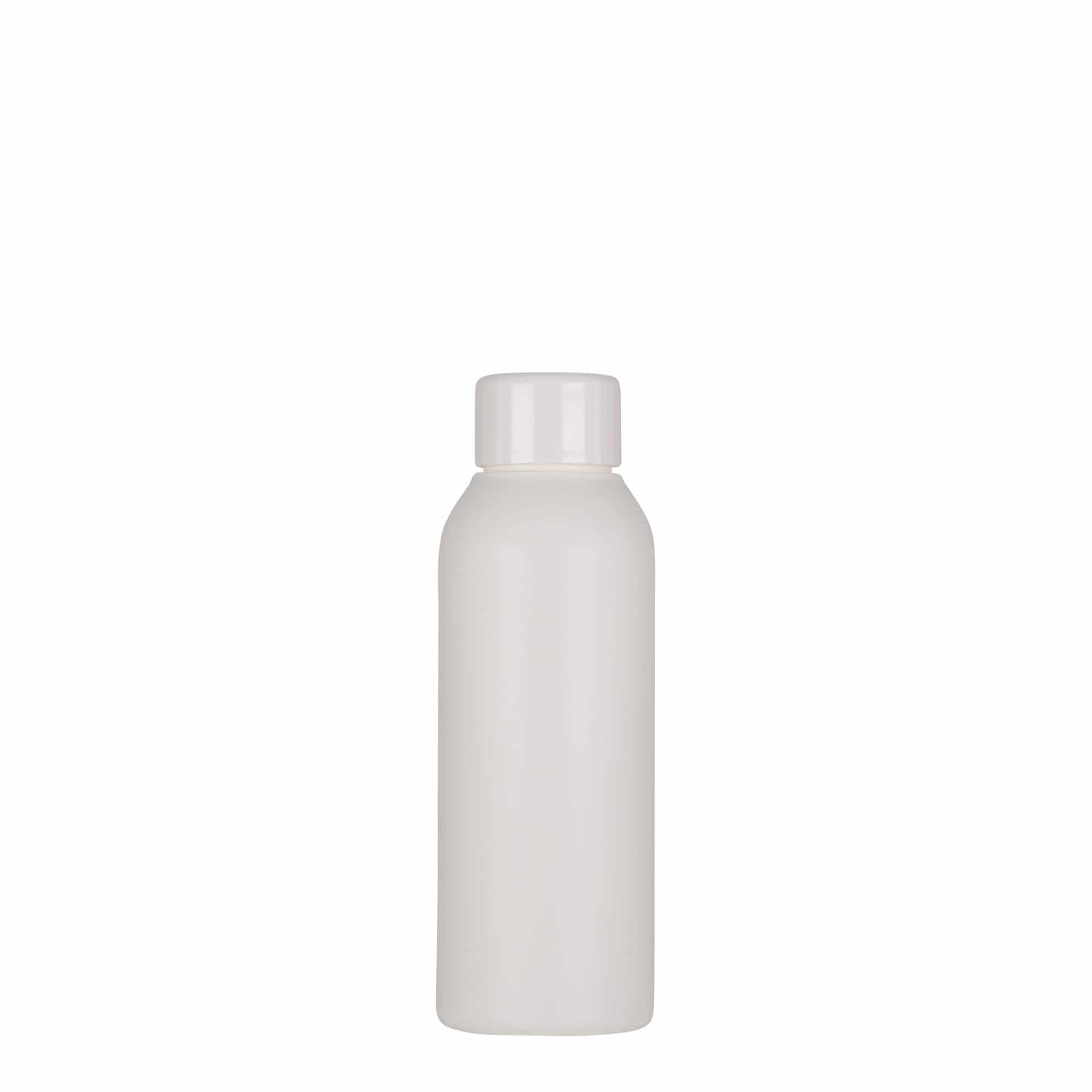 100 ml kunststoffles 'Tuffy', HDPE, wit, hals: 24/410