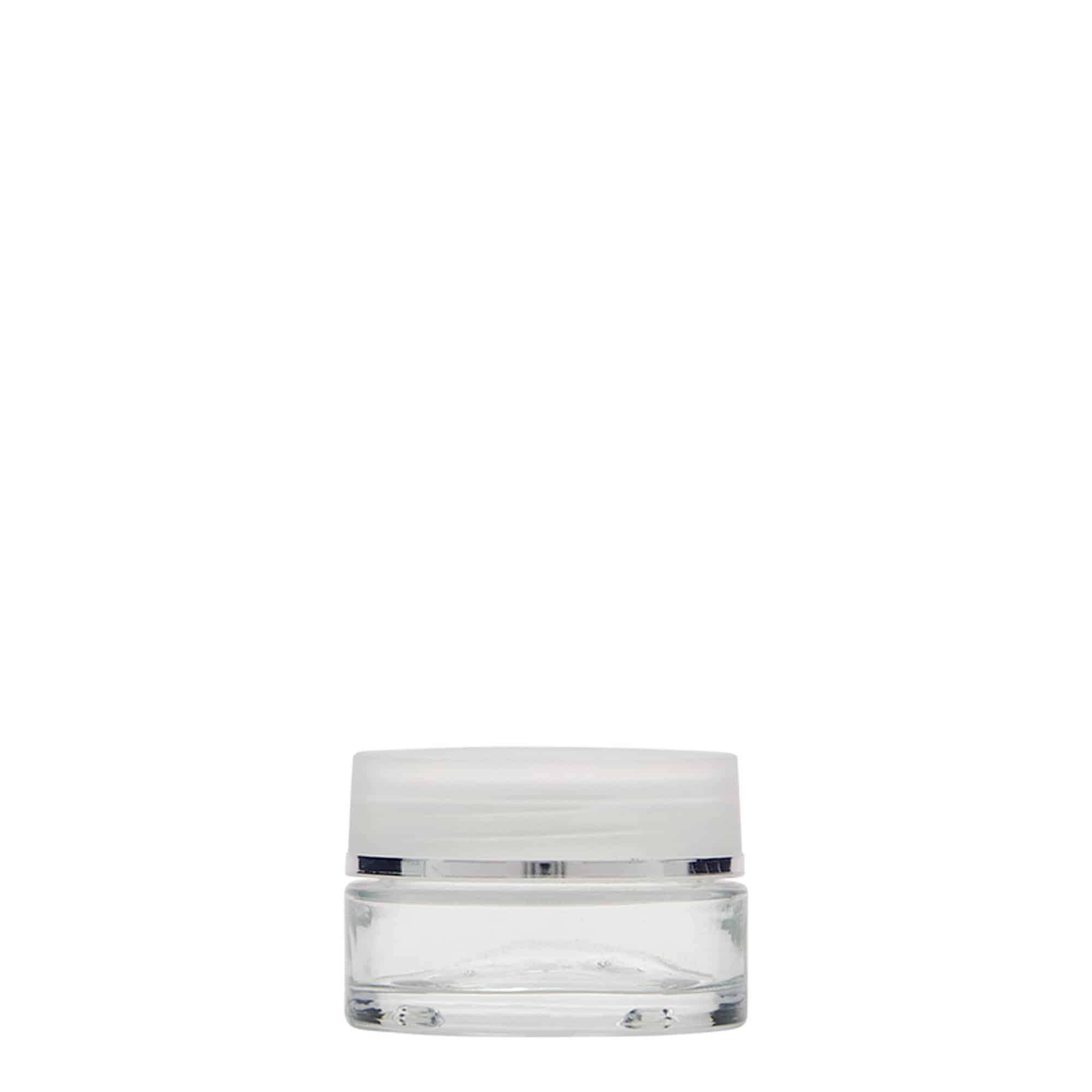 15 ml potje 'Clear Edition', glas, opening: schroefdop