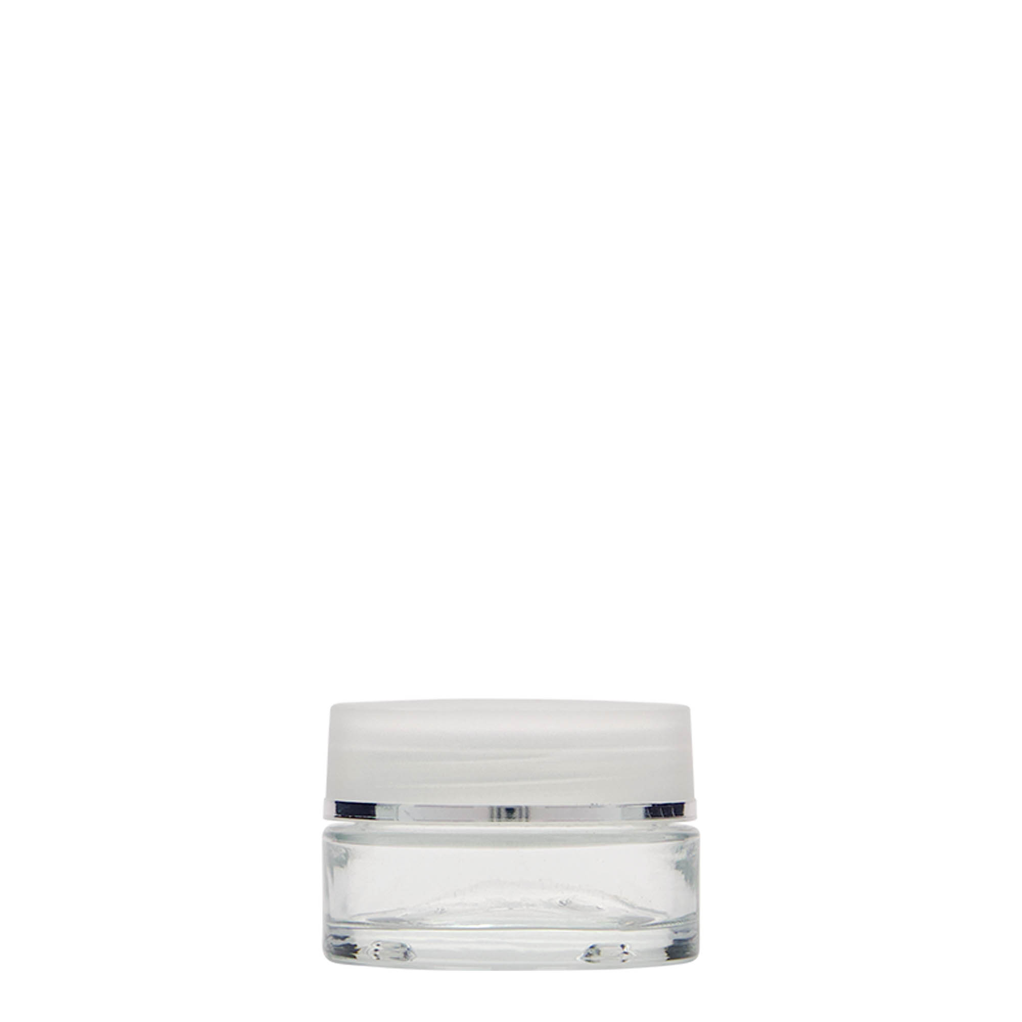 15 ml potje 'Clear Edition', glas, opening: schroefdop