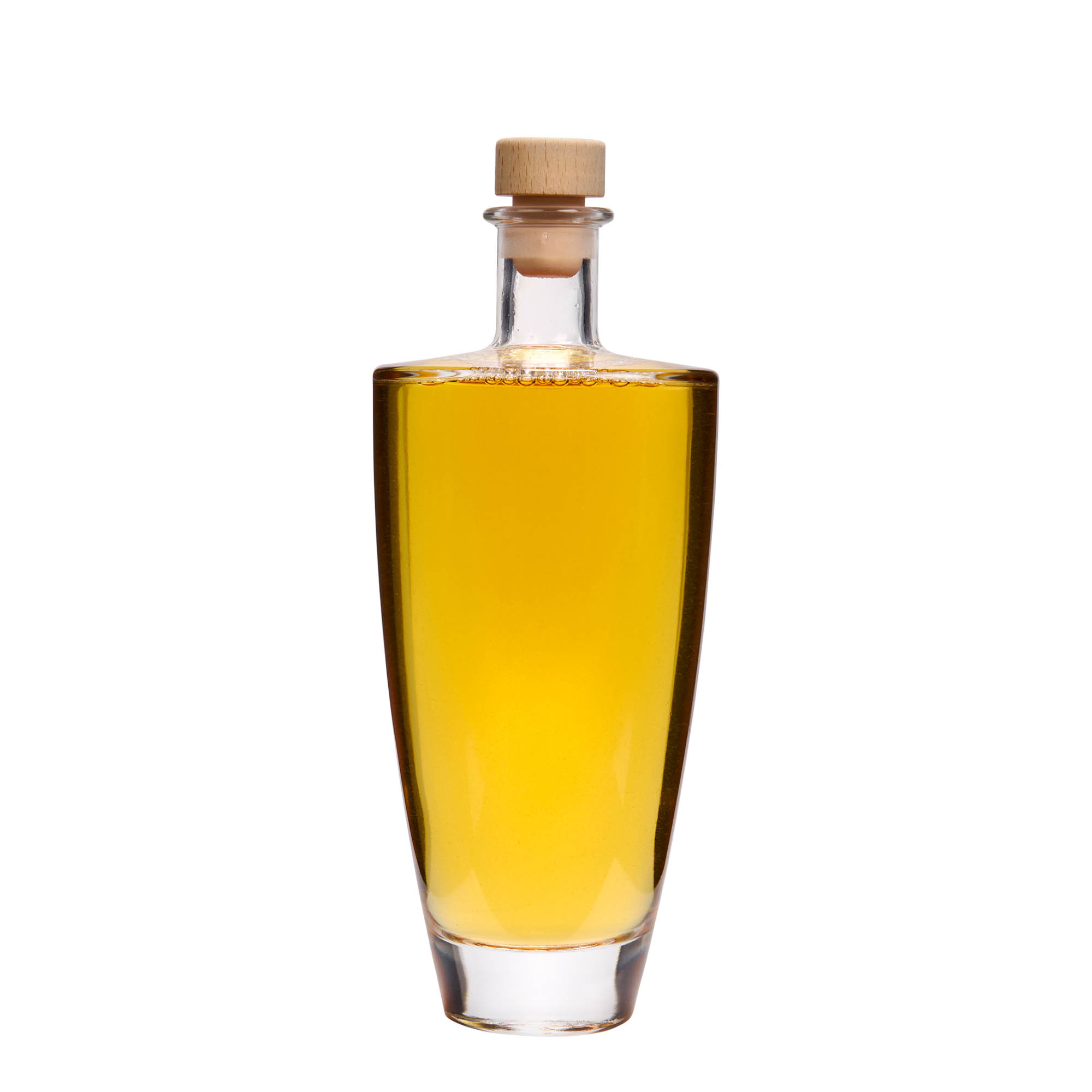 500 ml glazen fles 'Vanessa', ovaal, opening: kurk 500 ml glazen fles 'Vanessa', ovaal, opening: kurk