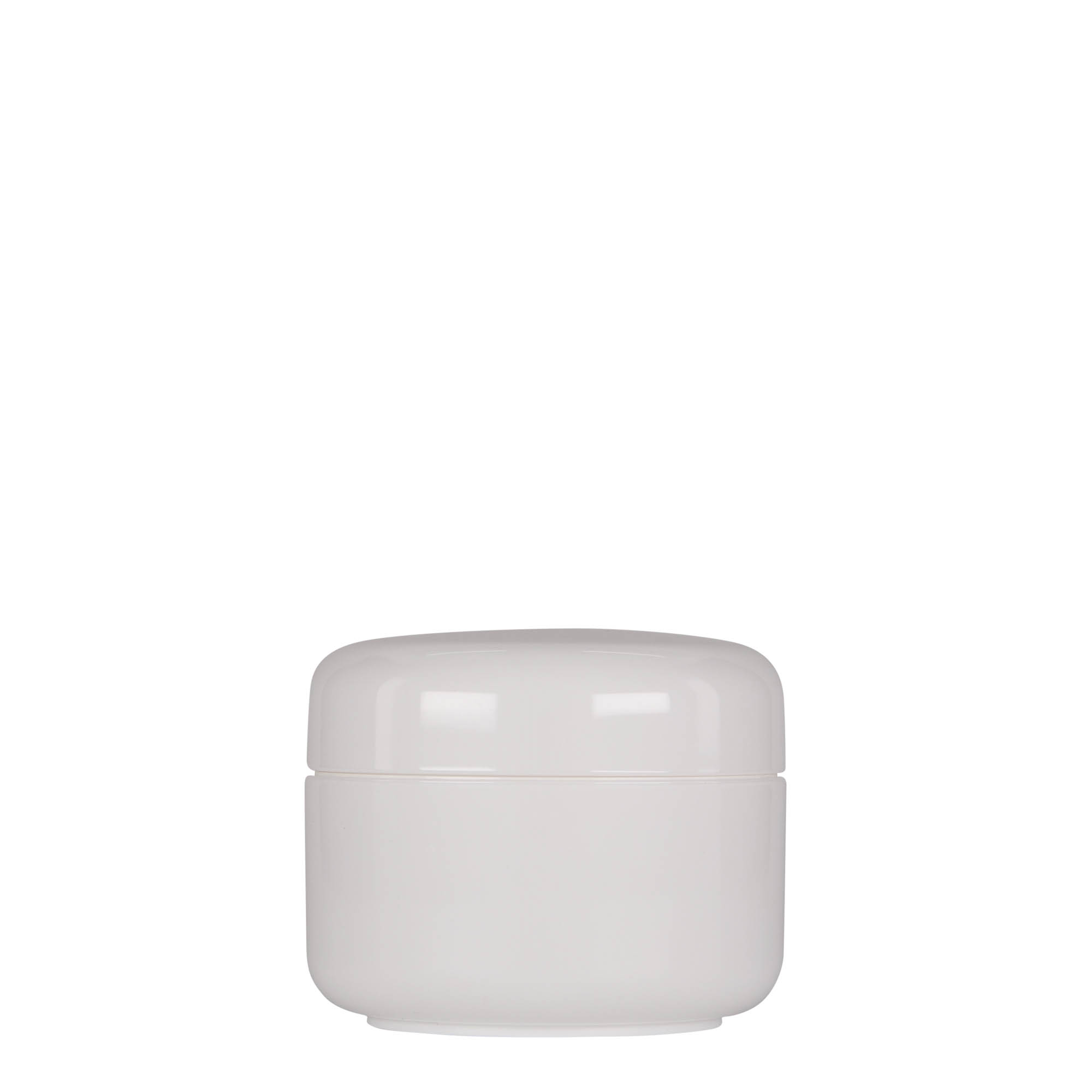 150 ml kunststofpot 'Bianca', PP, wit, opening: schroefdop 150 ml kunststofpot 'Bianca', PP, wit, opening: schroefdop