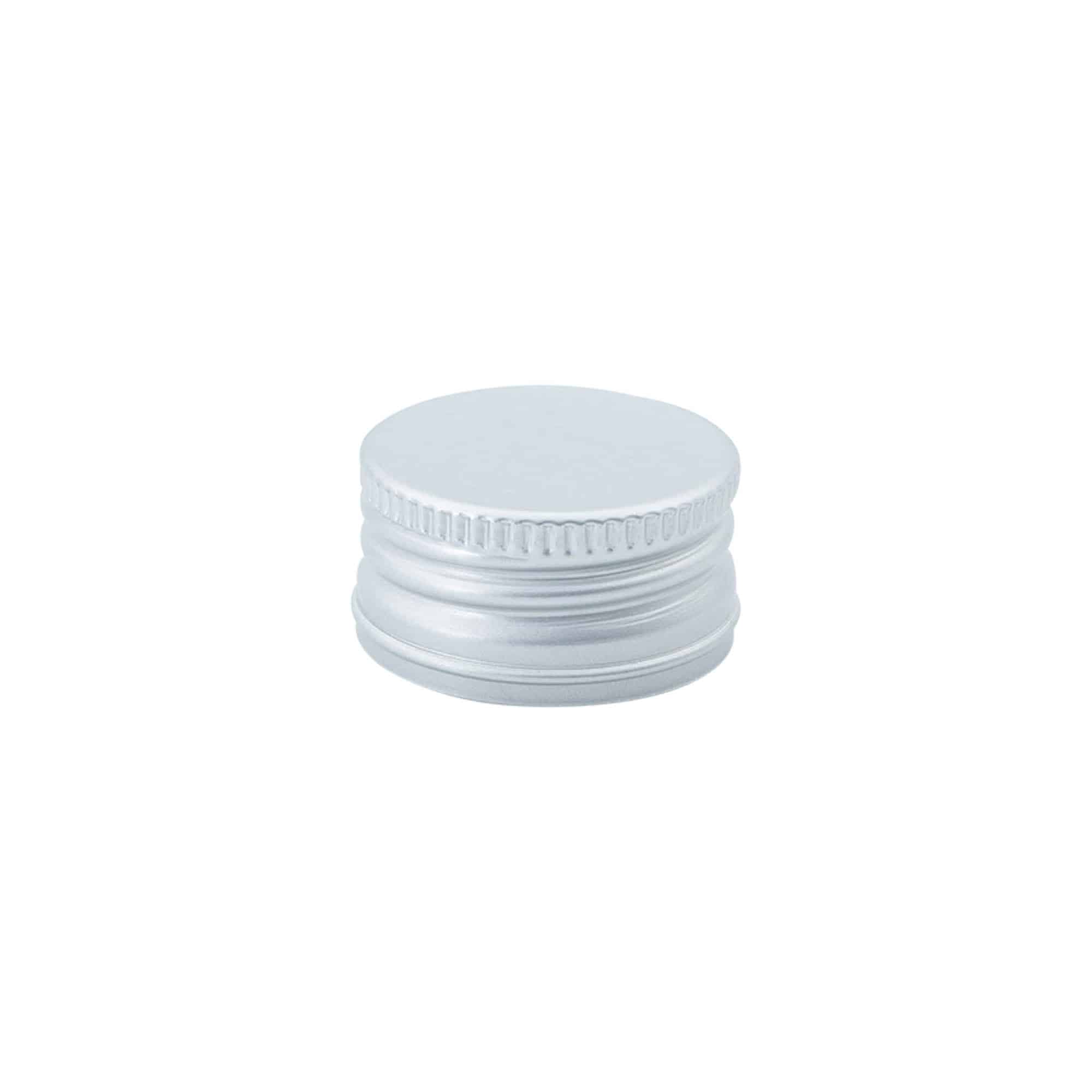 Schroefdop, metaal, zilver, voor mondstuk: PP 31,5