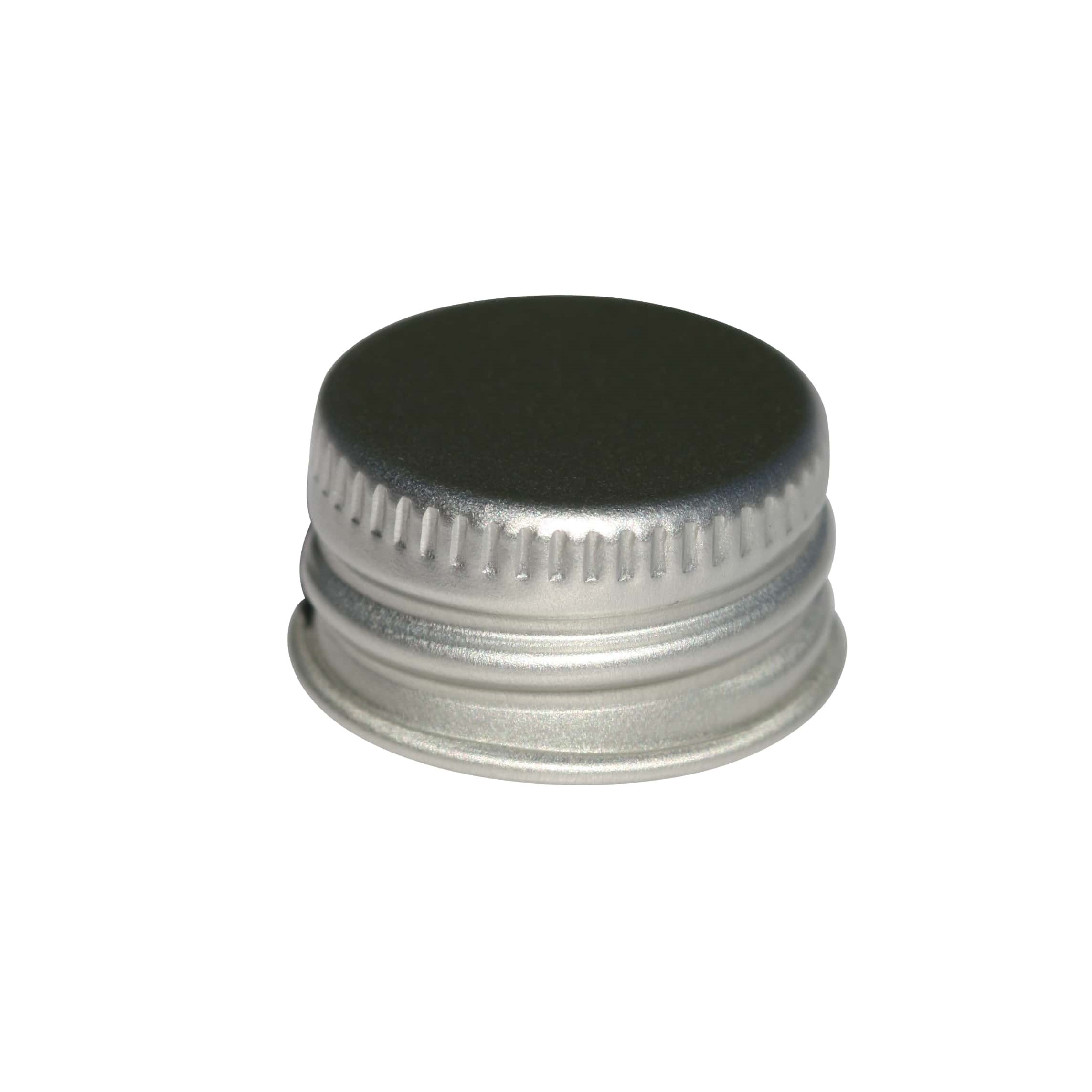 Schroefsluiting, metaal, zilver, voor monding: 20/410