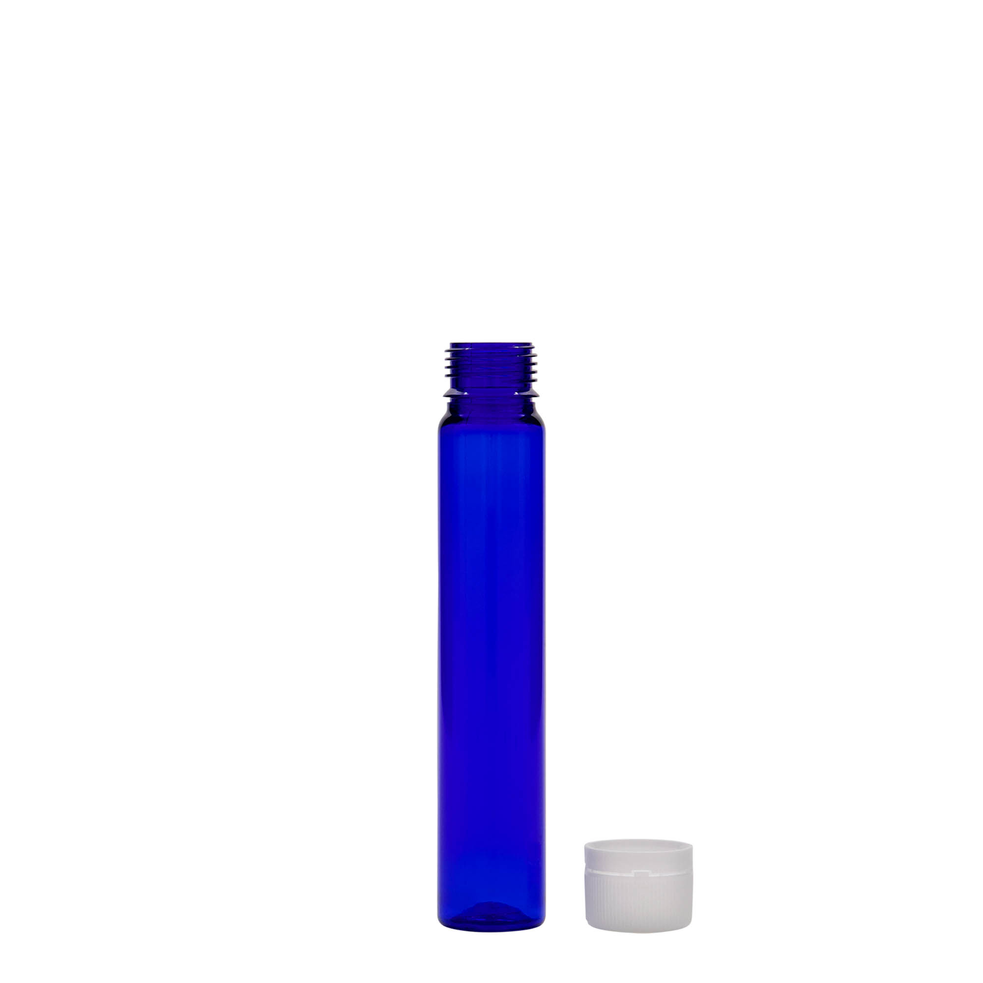 25 ml PET-buisje, kunststof, koningsblauw, opening: schroefdop 25 ml PET-buisje, kunststof, koningsblauw, opening: schroefdop