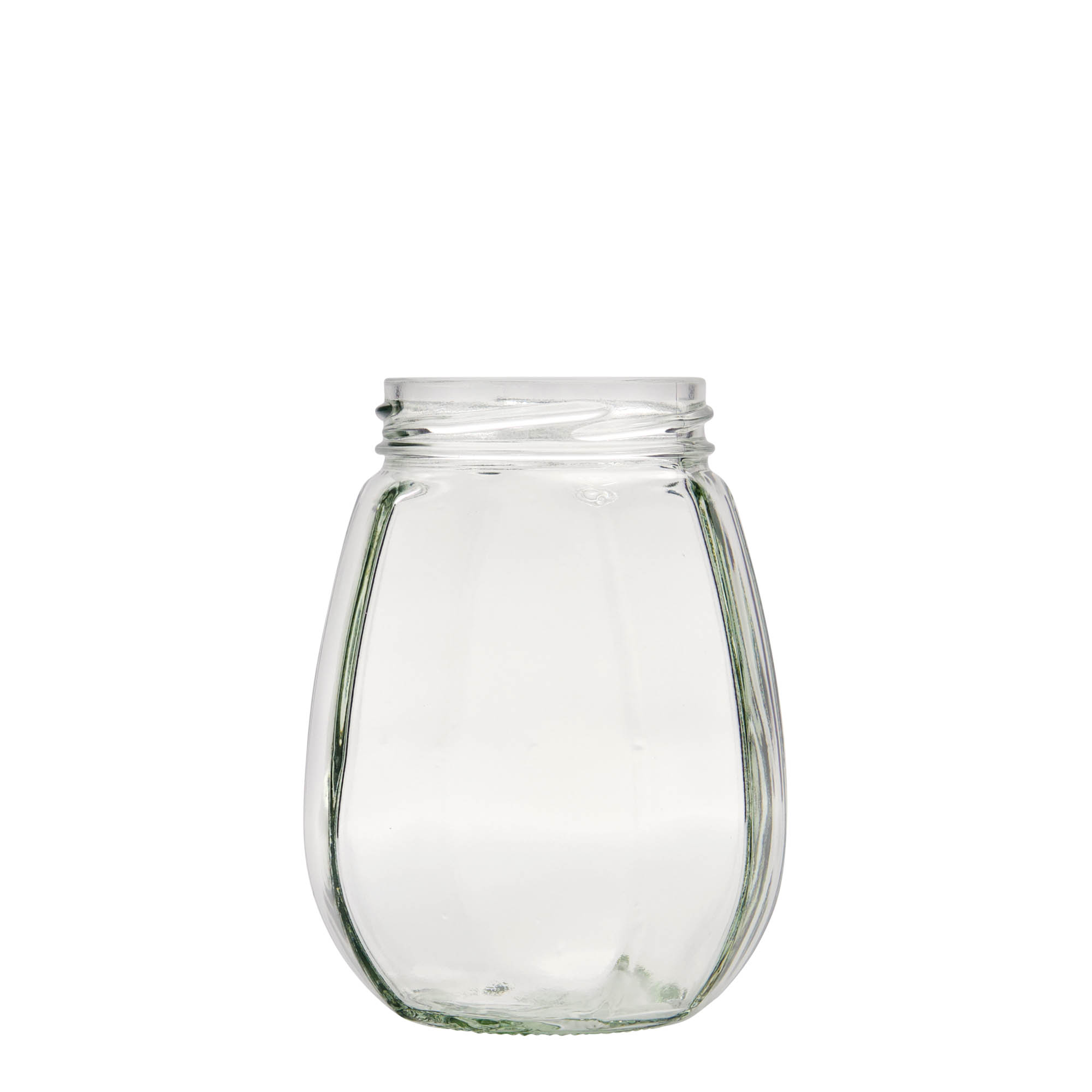385 ml sierglas, zeshoekig, opening: Twist-Off (TO 63)