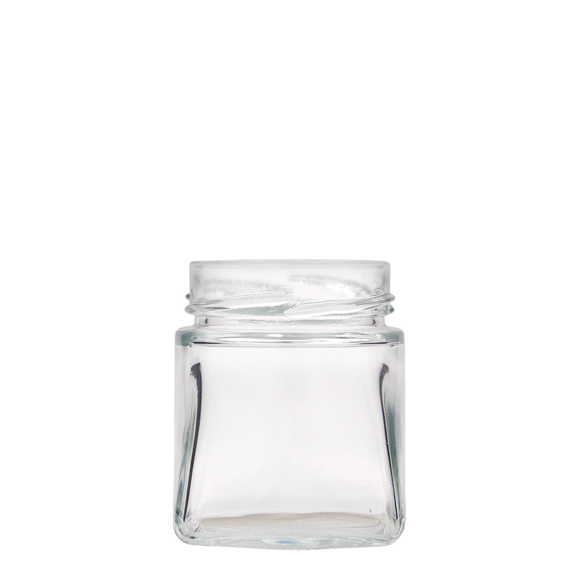 212 ml vierkant glas 'Luxor', opening: Deept-Twist-Off (DTO 63) 212 ml vierkant glas 'Luxor', opening: Deept-Twist-Off (DTO 63)
