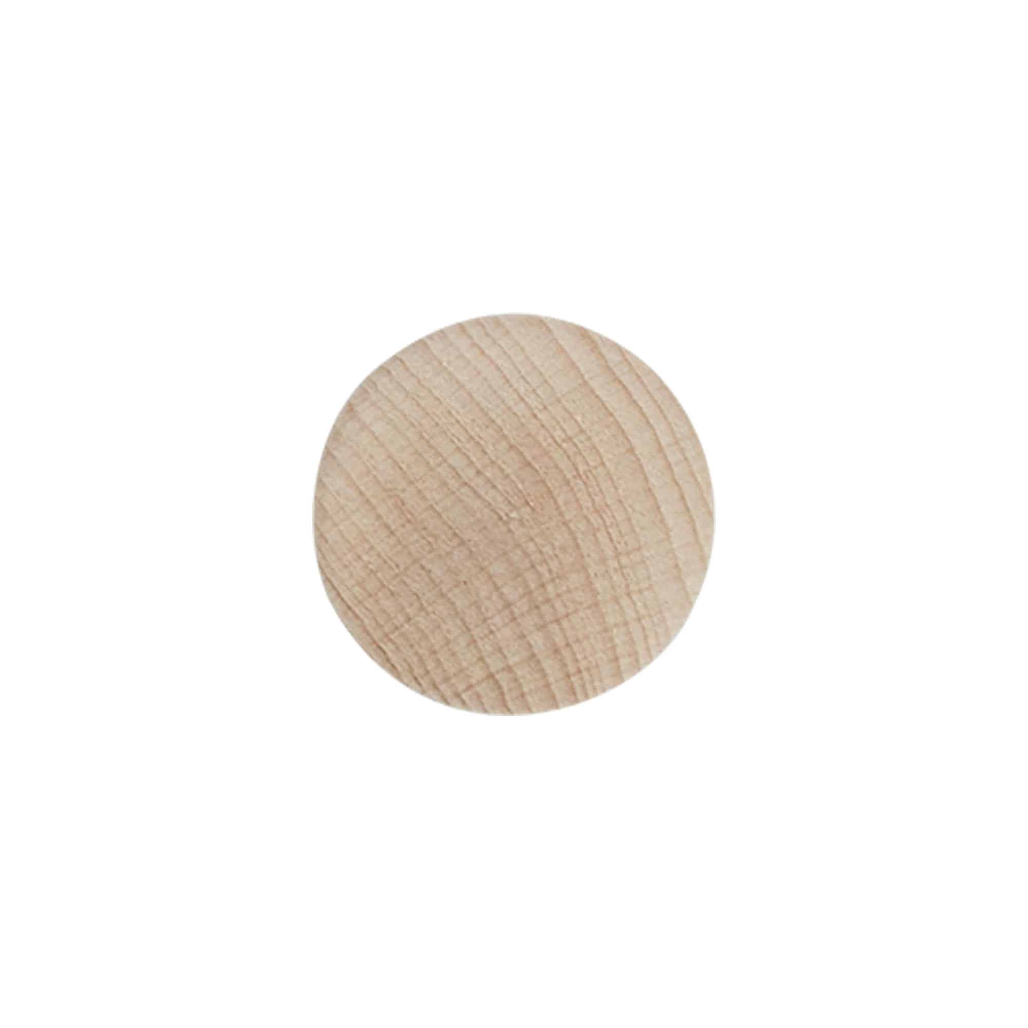 Dopkurk, 21,5 mm, hout, voor monding: kurk