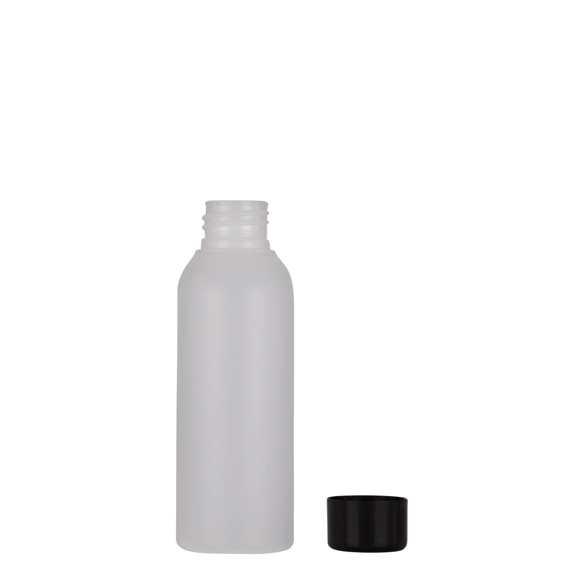 100 ml kunststoffles 'Tuffy', HDPE, naturel, hals: 24/410