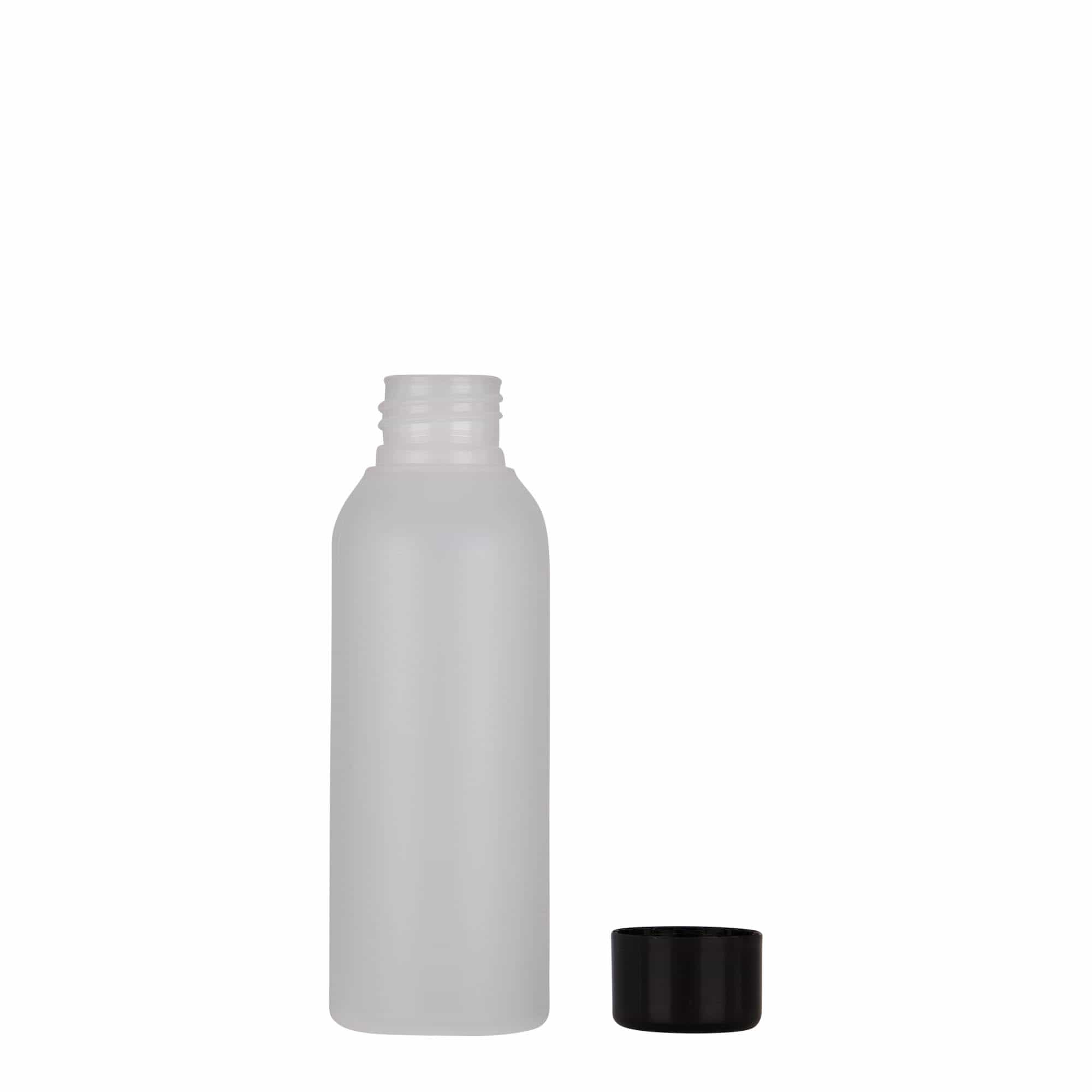 100 ml kunststoffles 'Tuffy', HDPE, naturel, hals: 24/410