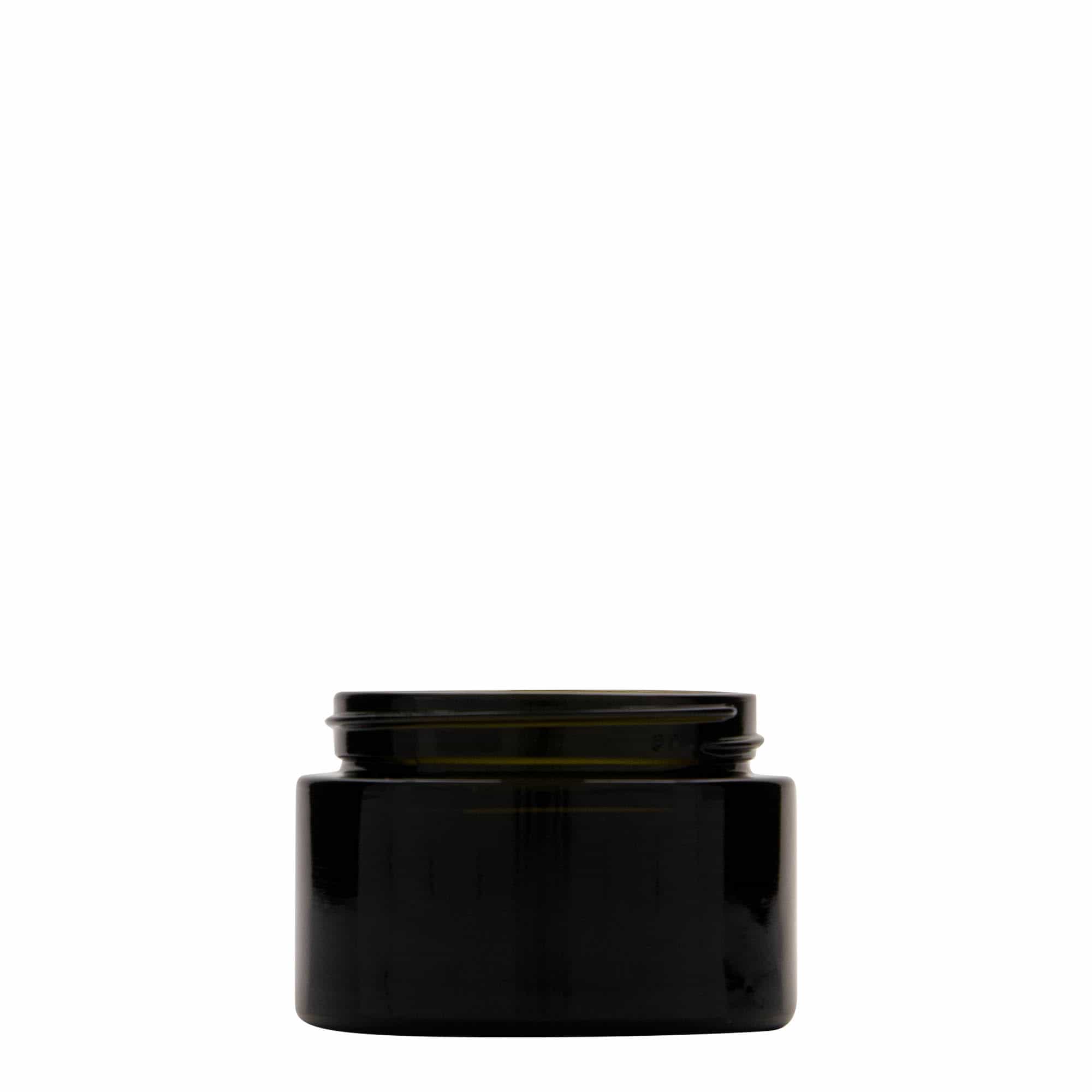 50 ml recyclebare pot 'Floria', glas, antiekgroen, opening: 58/400