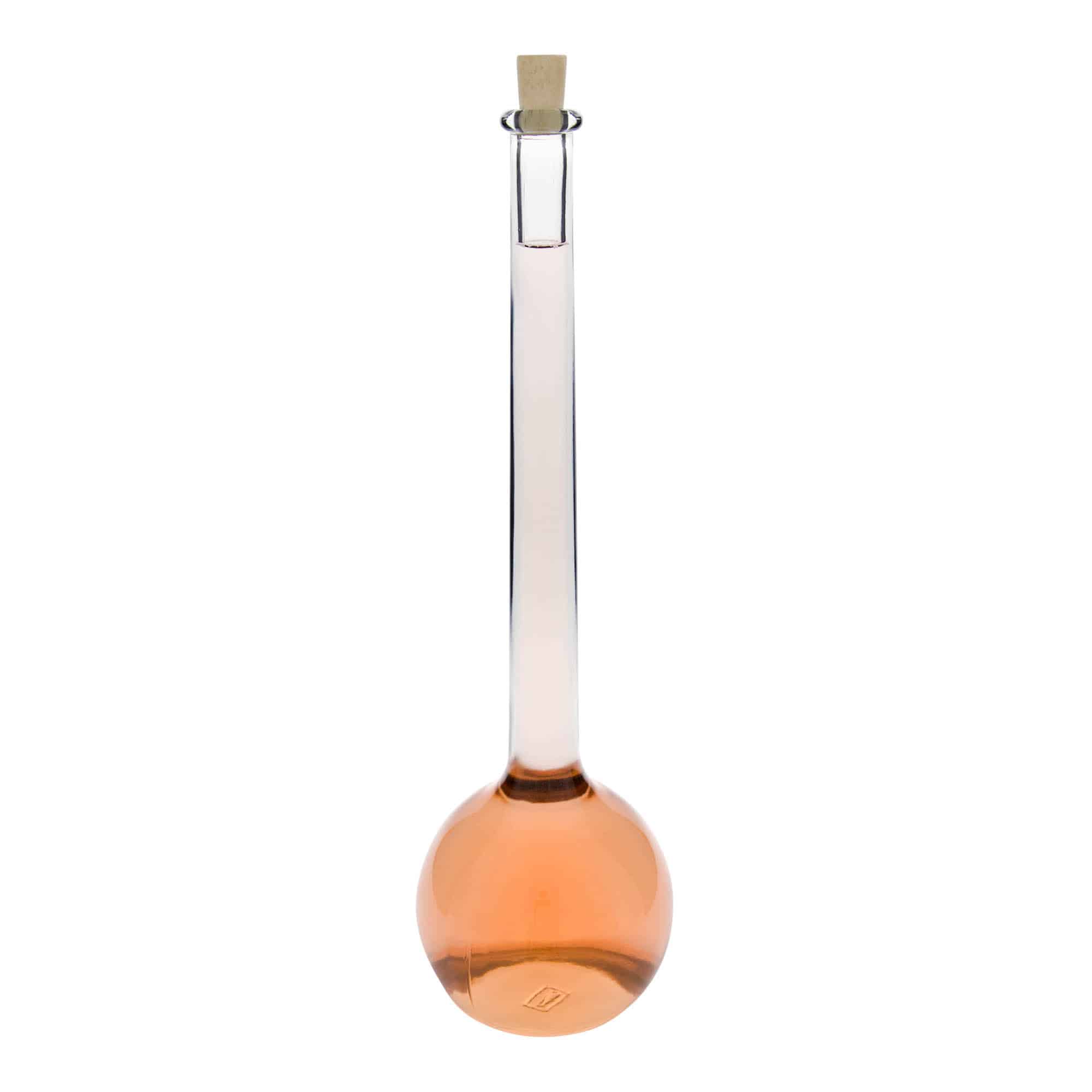 1.500 ml glazen fles 'Tulipano', opening: kurk
