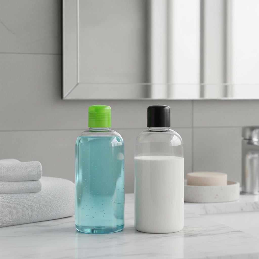 Schroefdop met spuitinzet, PP-kunststof, zwart, voor mondstuk: 24/410