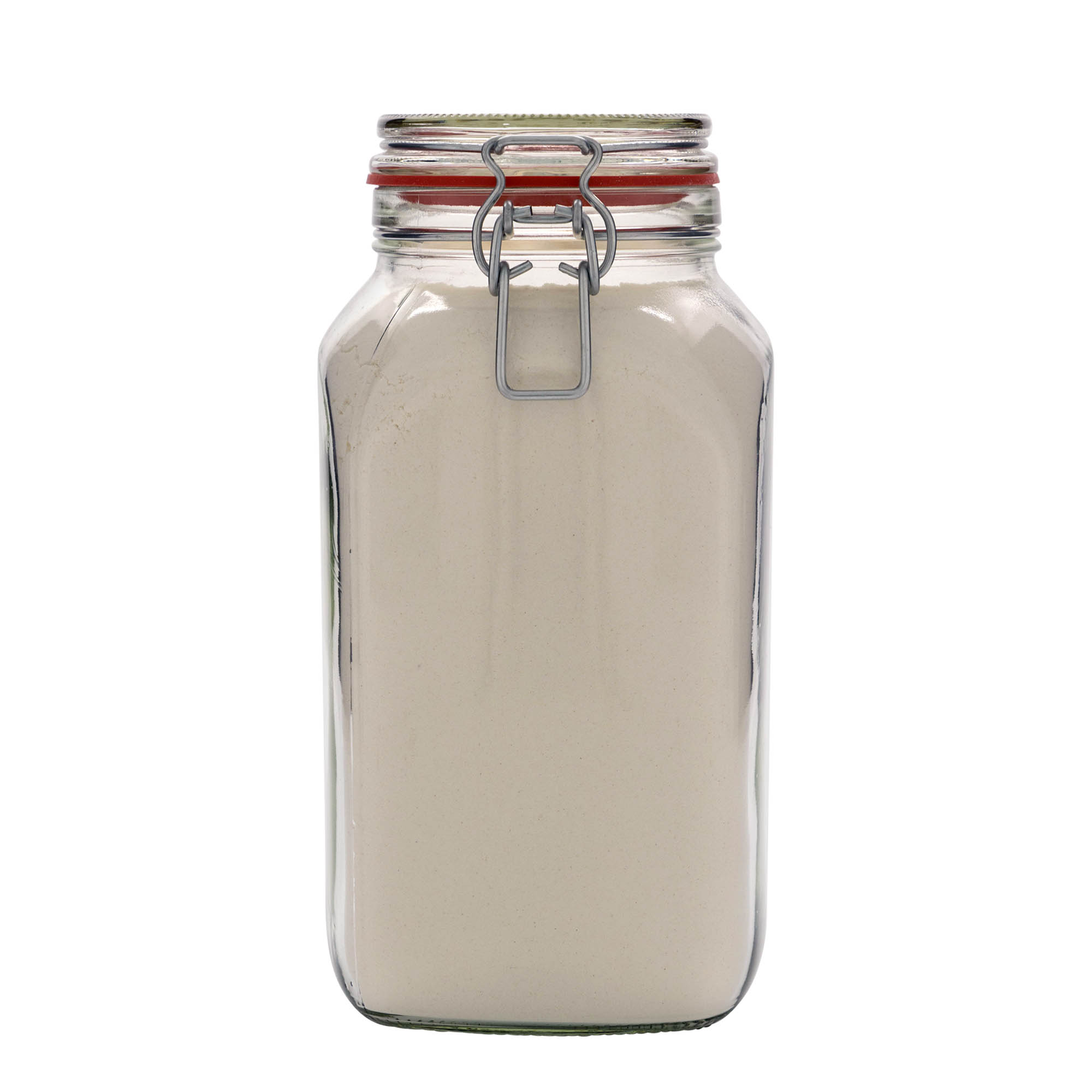 2.590 ml beugelfles #, vierkant, opening: beugelsluiting