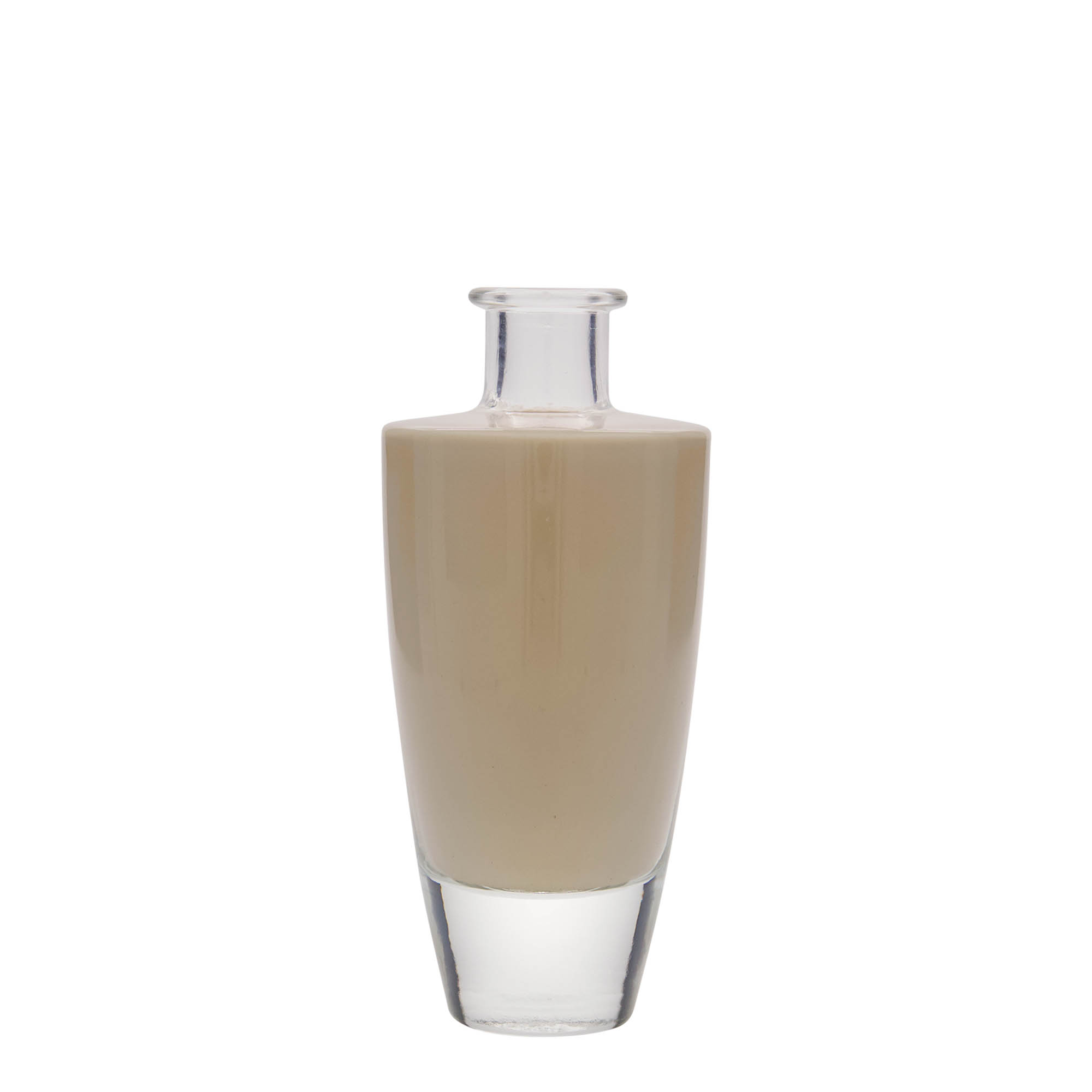 200 ml glazen fles 'Vanessa', ovaal, opening: kurk
