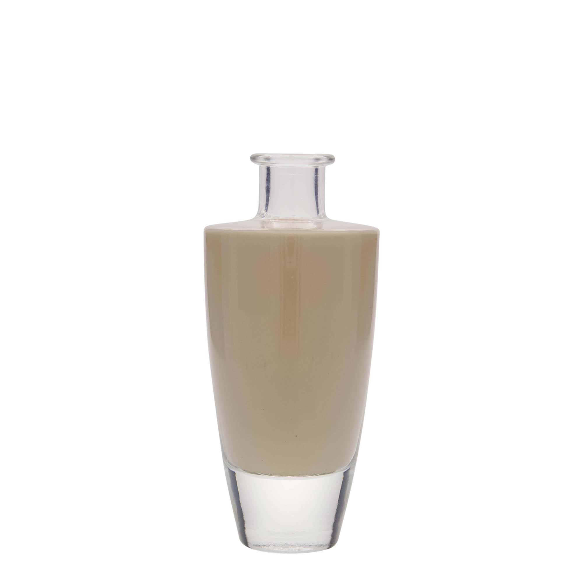 200 ml glazen fles 'Vanessa', ovaal, opening: kurk