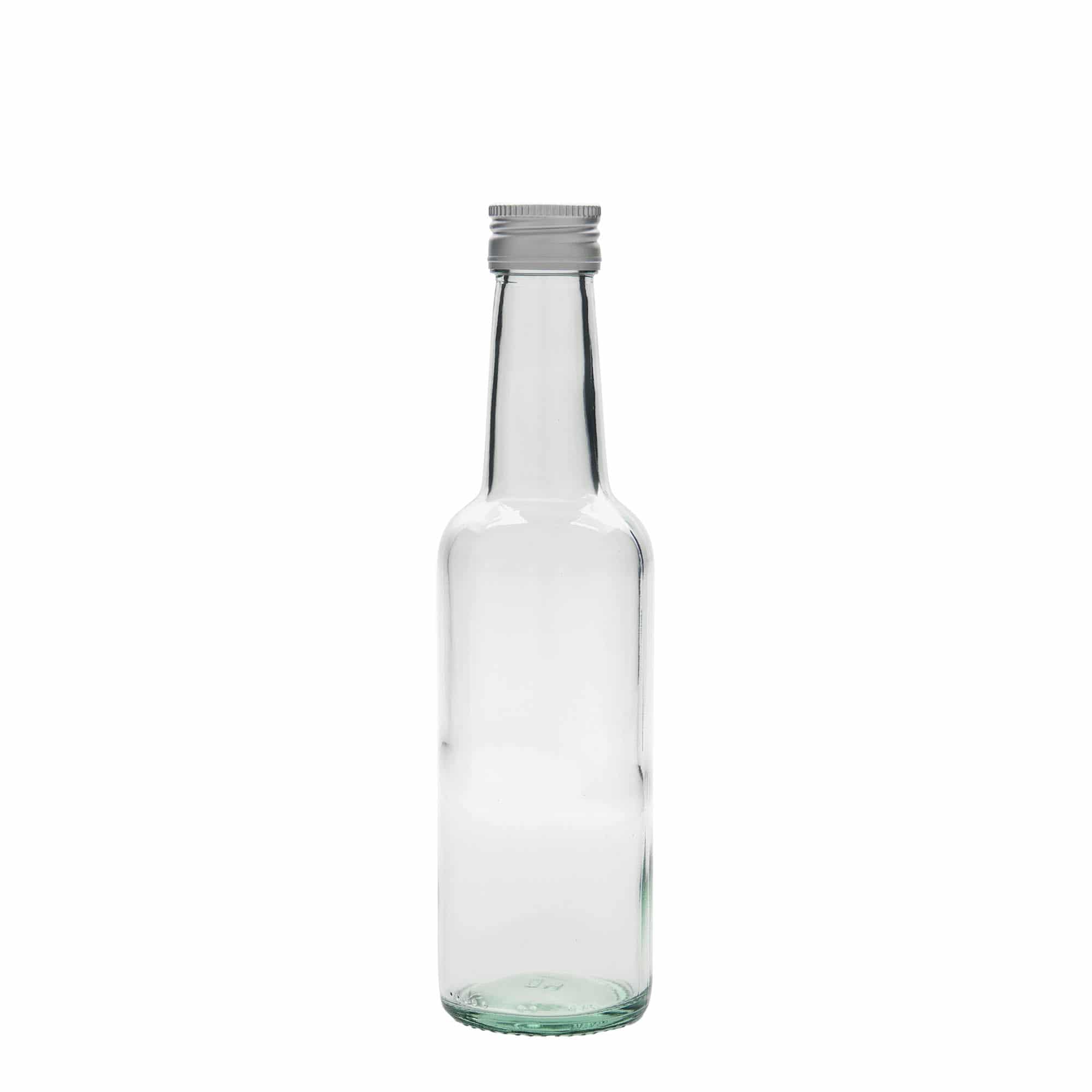 250 ml glazen fles met rechte hals, opening: PP 28
