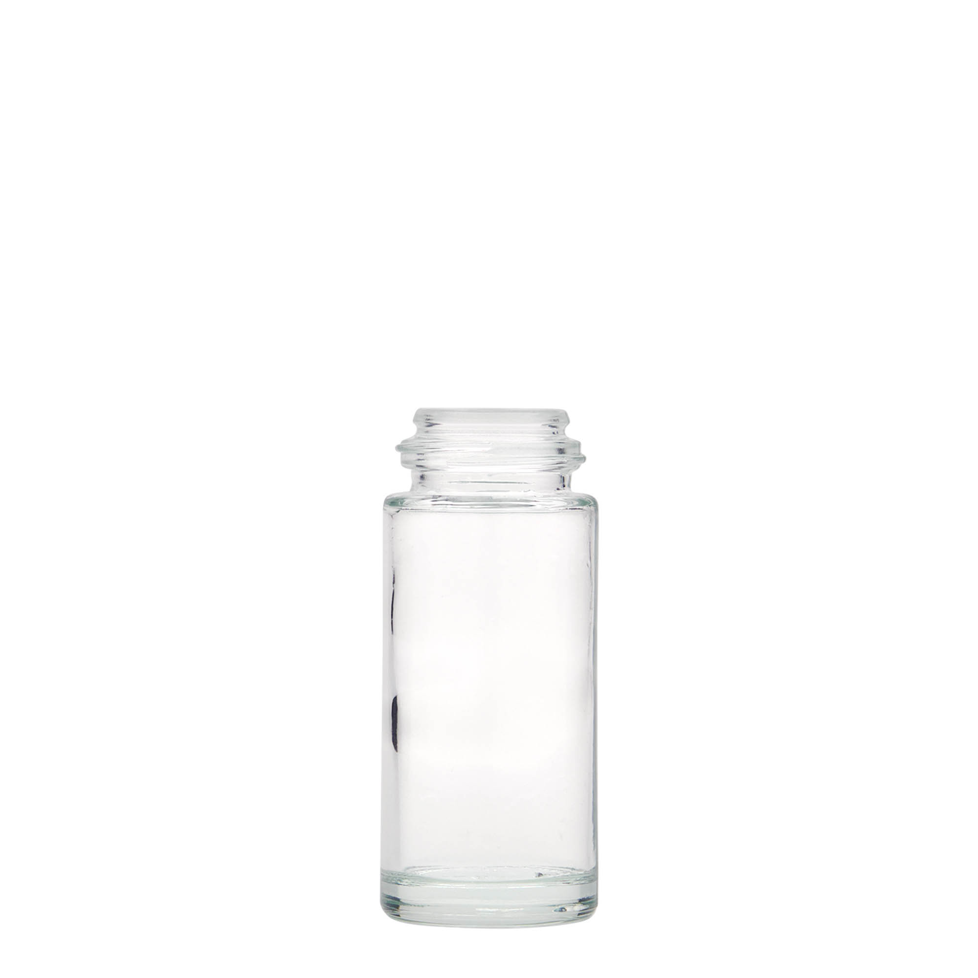 50 ml roll-on fles, glas, opening: schroefdop