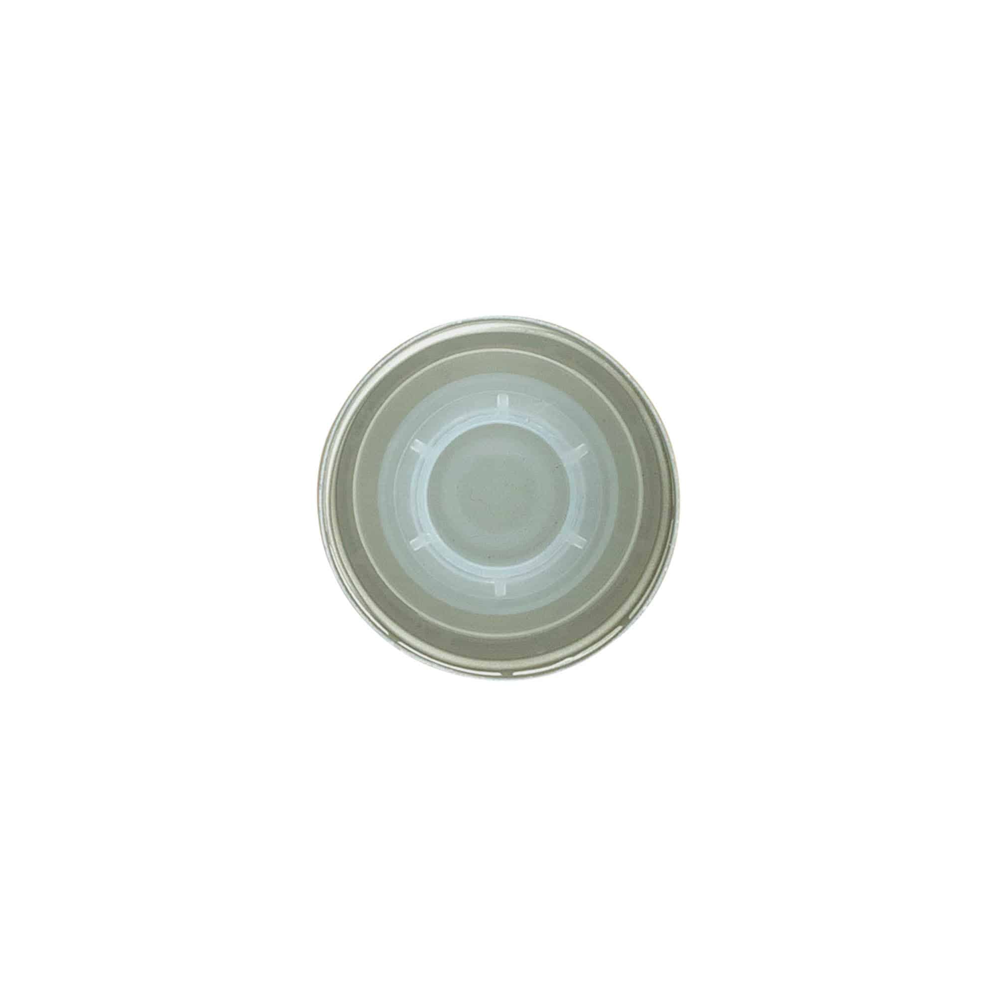 Schroefdop met schenkinzet, metaal-kunststof, goud, voor opening: PP 31,5