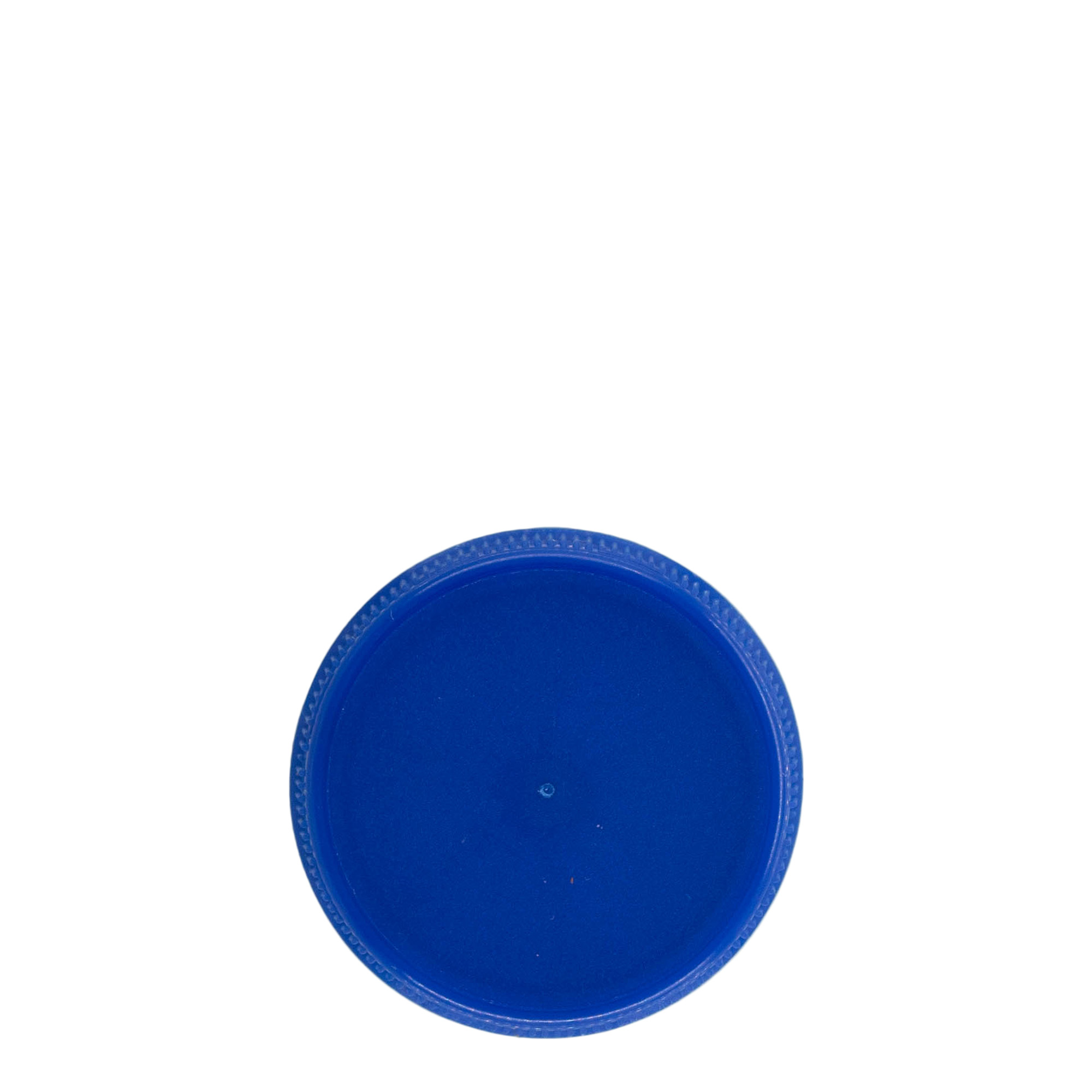 Schroefdop met dubbele schroefdraad, PE-kunststof, blauw, voor mondstuk: PET 38 mm Schroefdop met dubbele schroefdraad, PE-kunststof, blauw, voor mondstuk: PET 38 mm